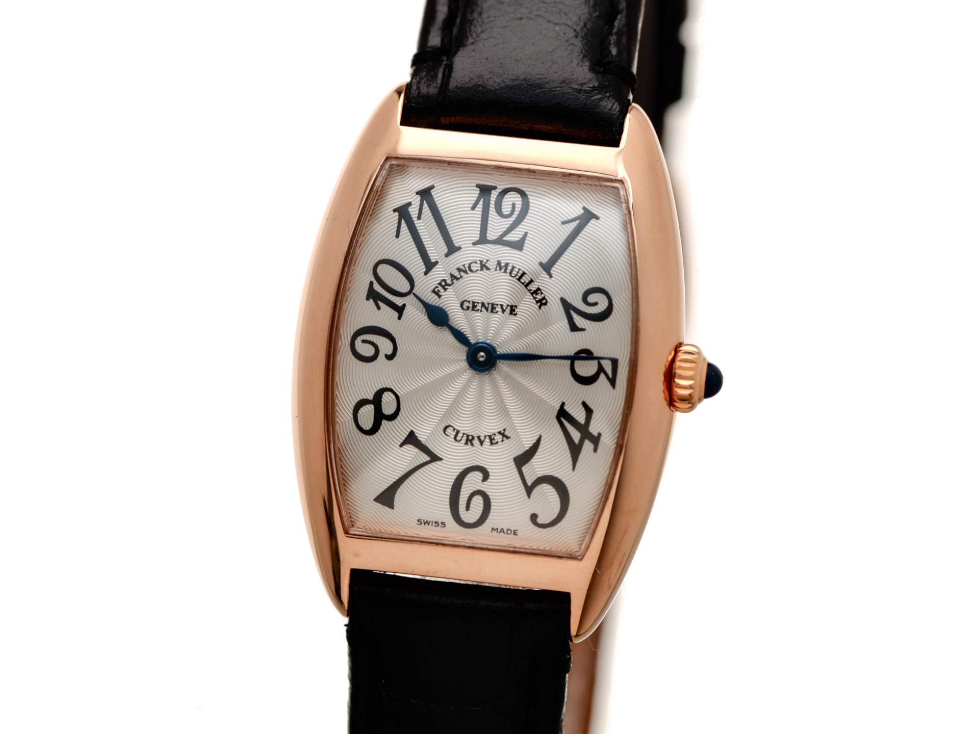 Franck Muller Lady Cintrée Curvex Ref-1752QZ Quartz 18k Rose Gold