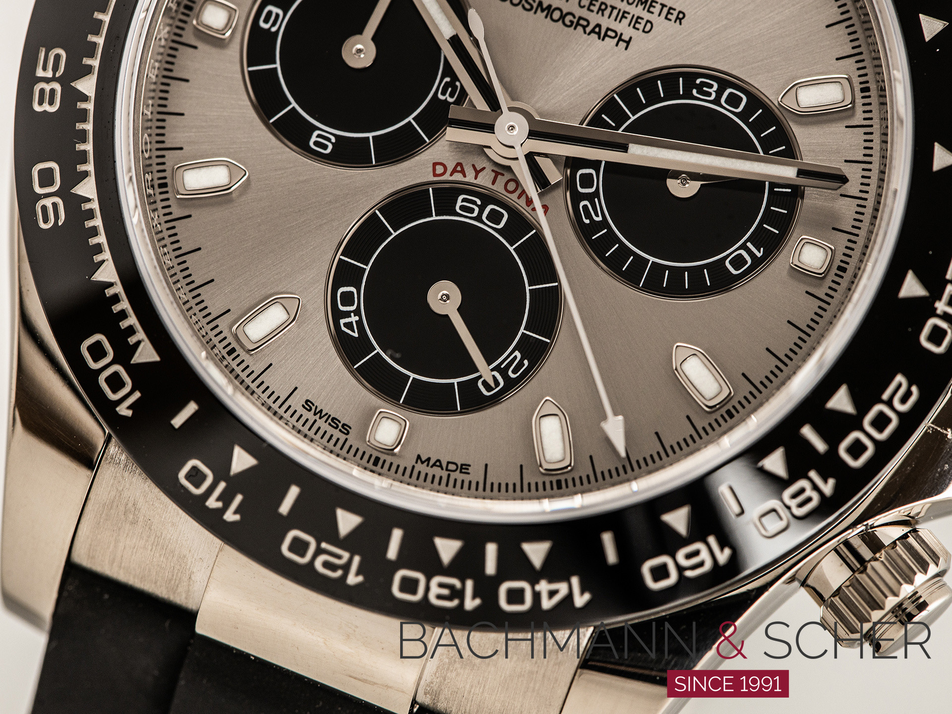 Rolex Daytona Cosmograph Ref 116519LN 18K White Gold Box Papers Bj 2019 WEMPE LC100
