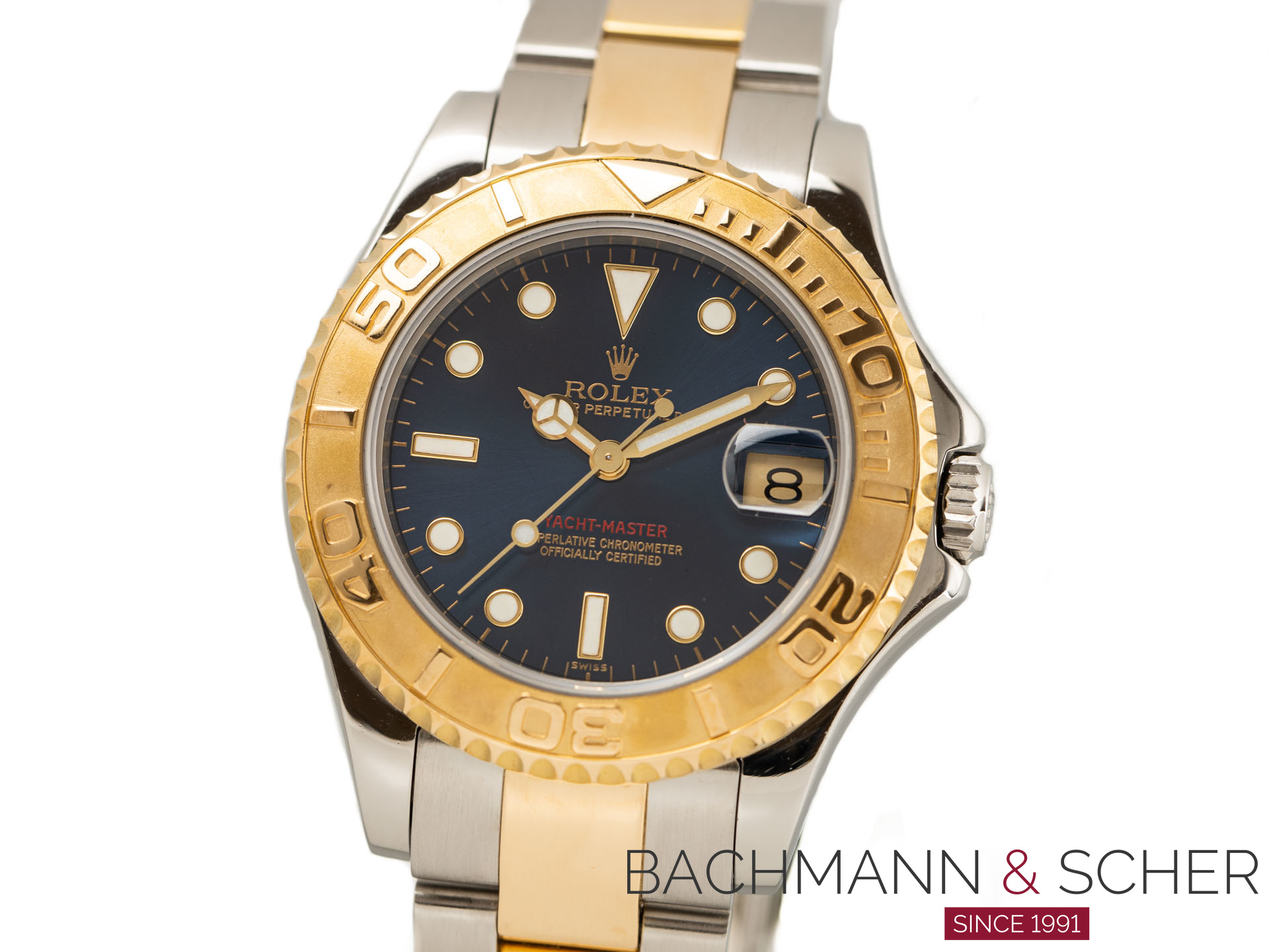 Rolex Yachtmaster Medium Ref 68623 Stainless Steel 18K Yellow Gold