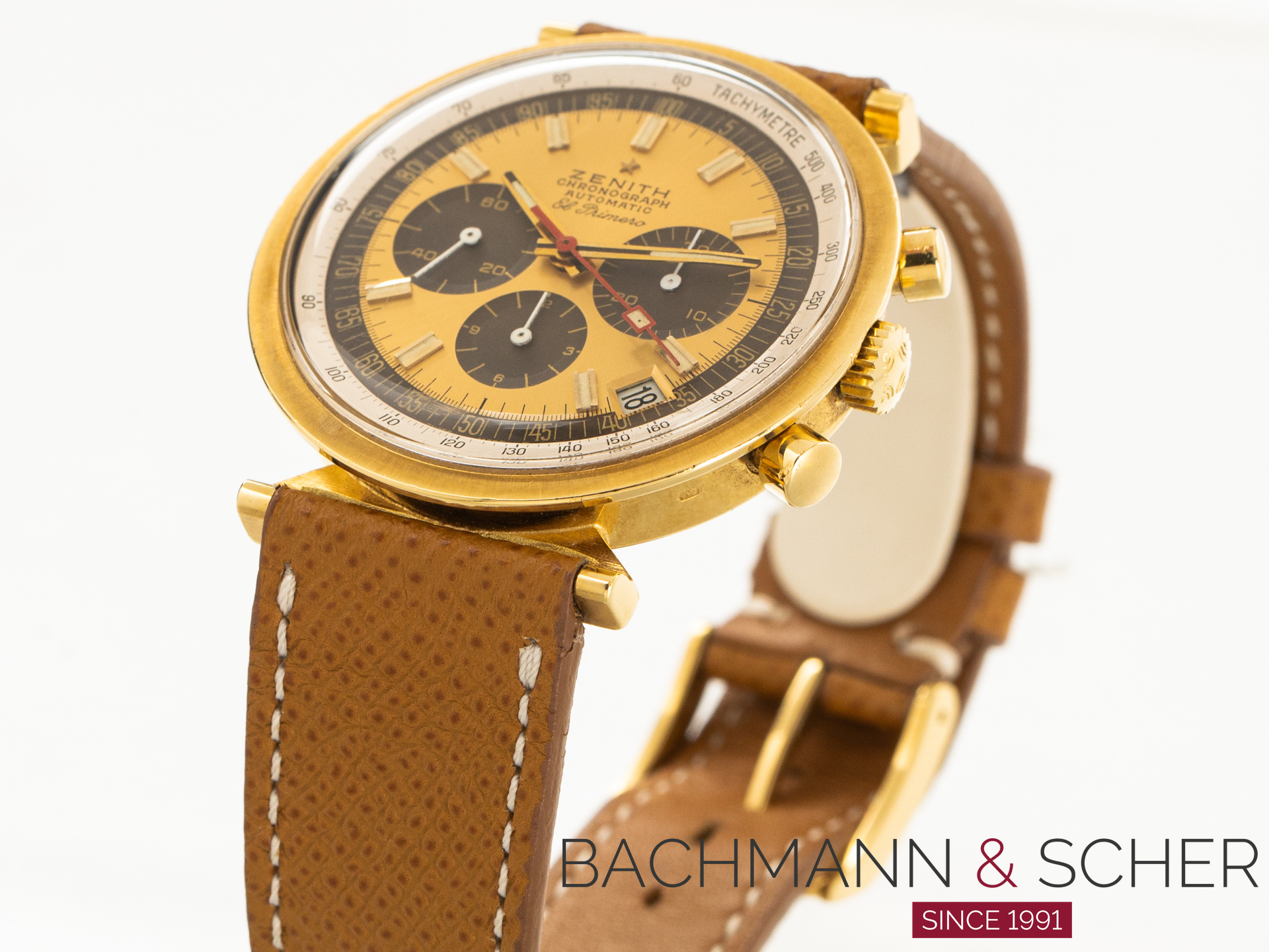 ZENITH  EL PRIMERO, REF G583 YELLOW GOLD