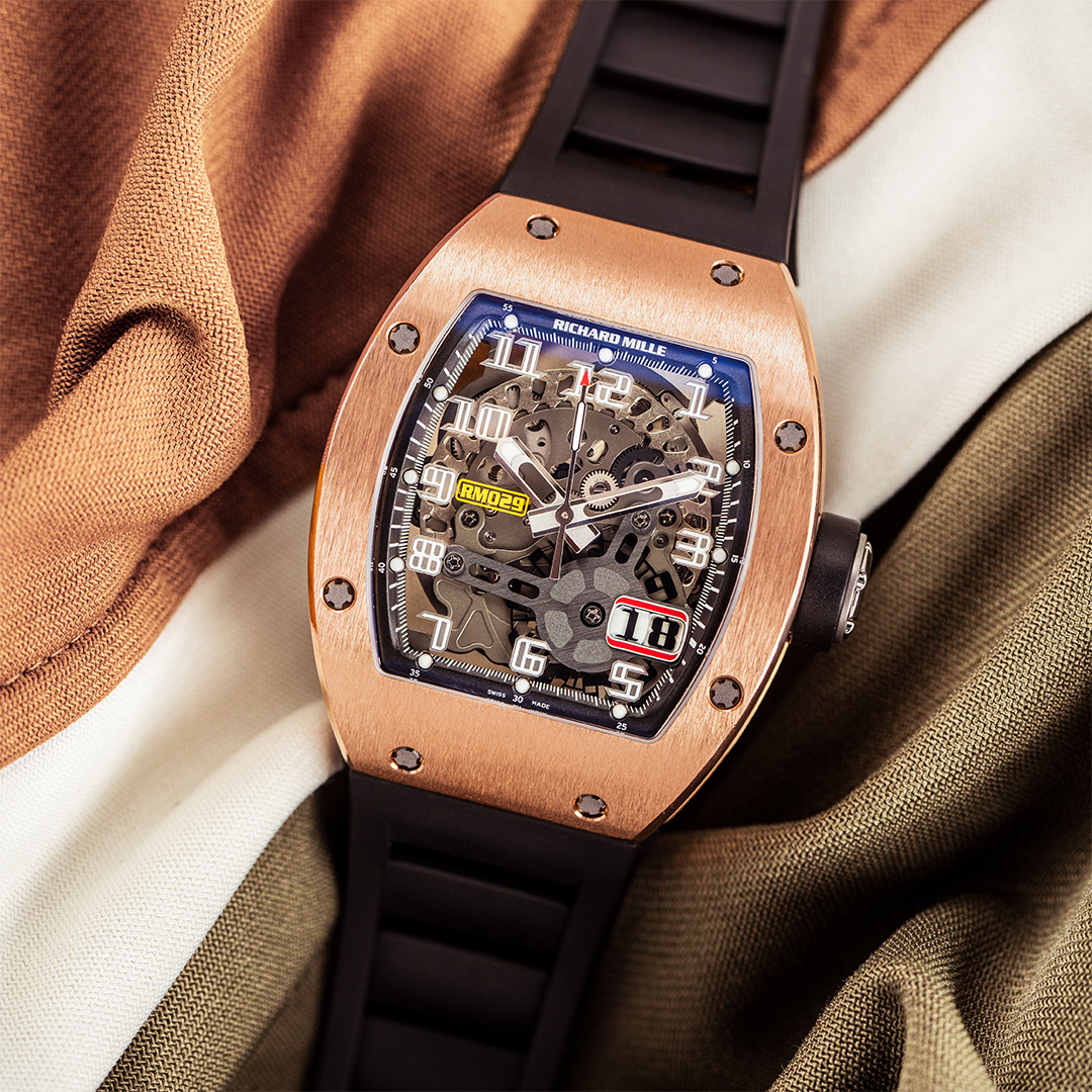 RICHARD MILLE RM029 AM RG Ref MON 00035 18k Rose Gold Bj 2014