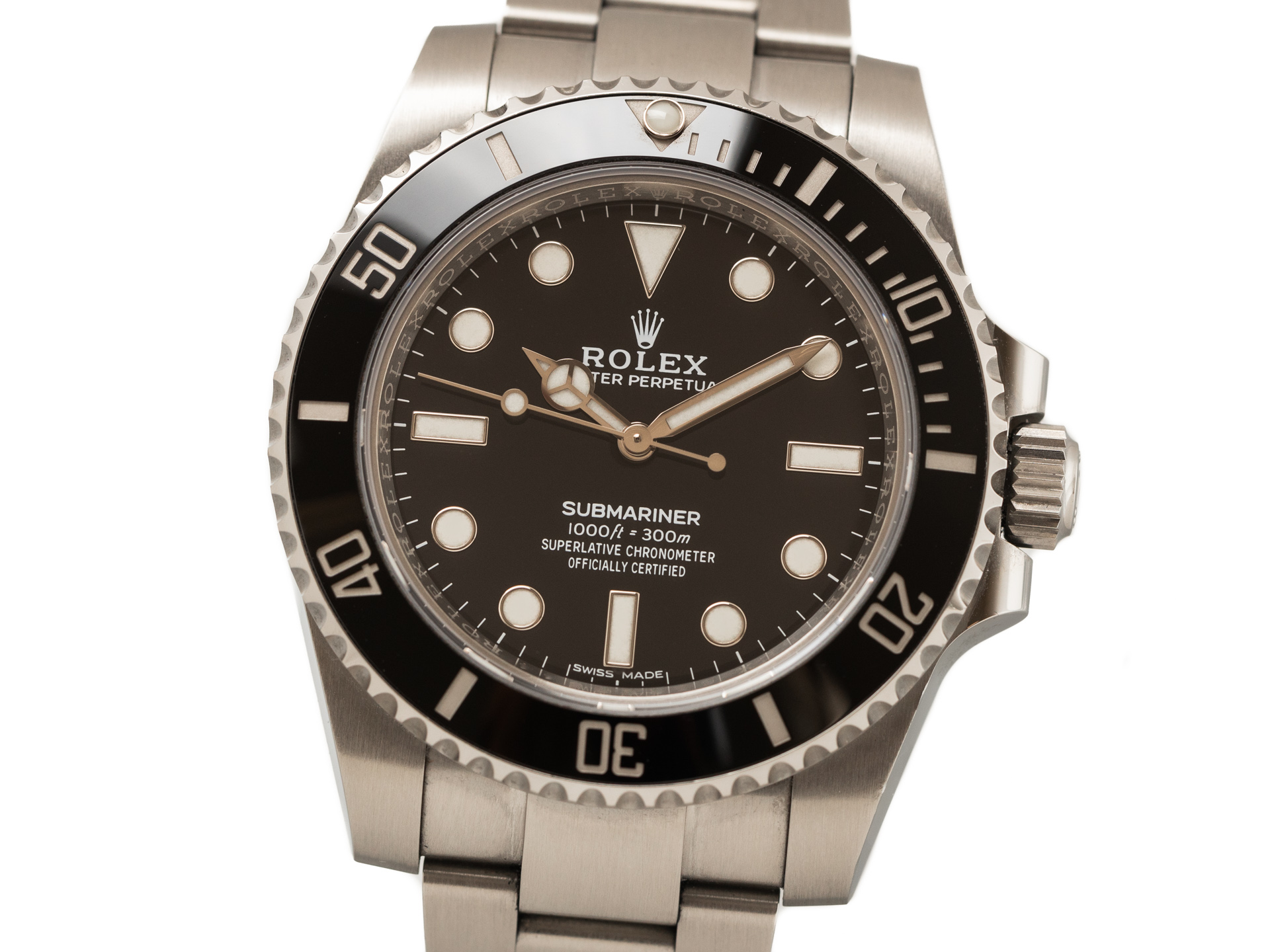 ROLEX SUBMARINER Ref 114060 Steel Box Papers Bj 2018 WEMPE Germany