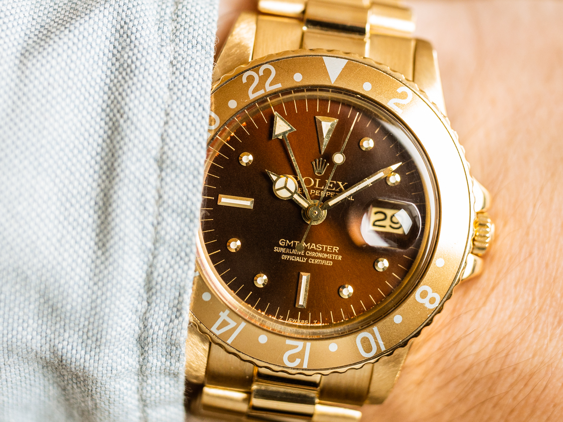 Rolex root 2025 beer nipple dial