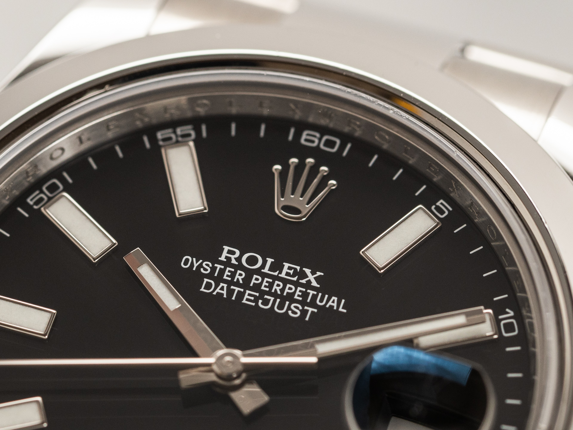 Rolex Datejust II Ref 116300 Black Dial Stainless Steel Box Papers Bj 2014 LC100