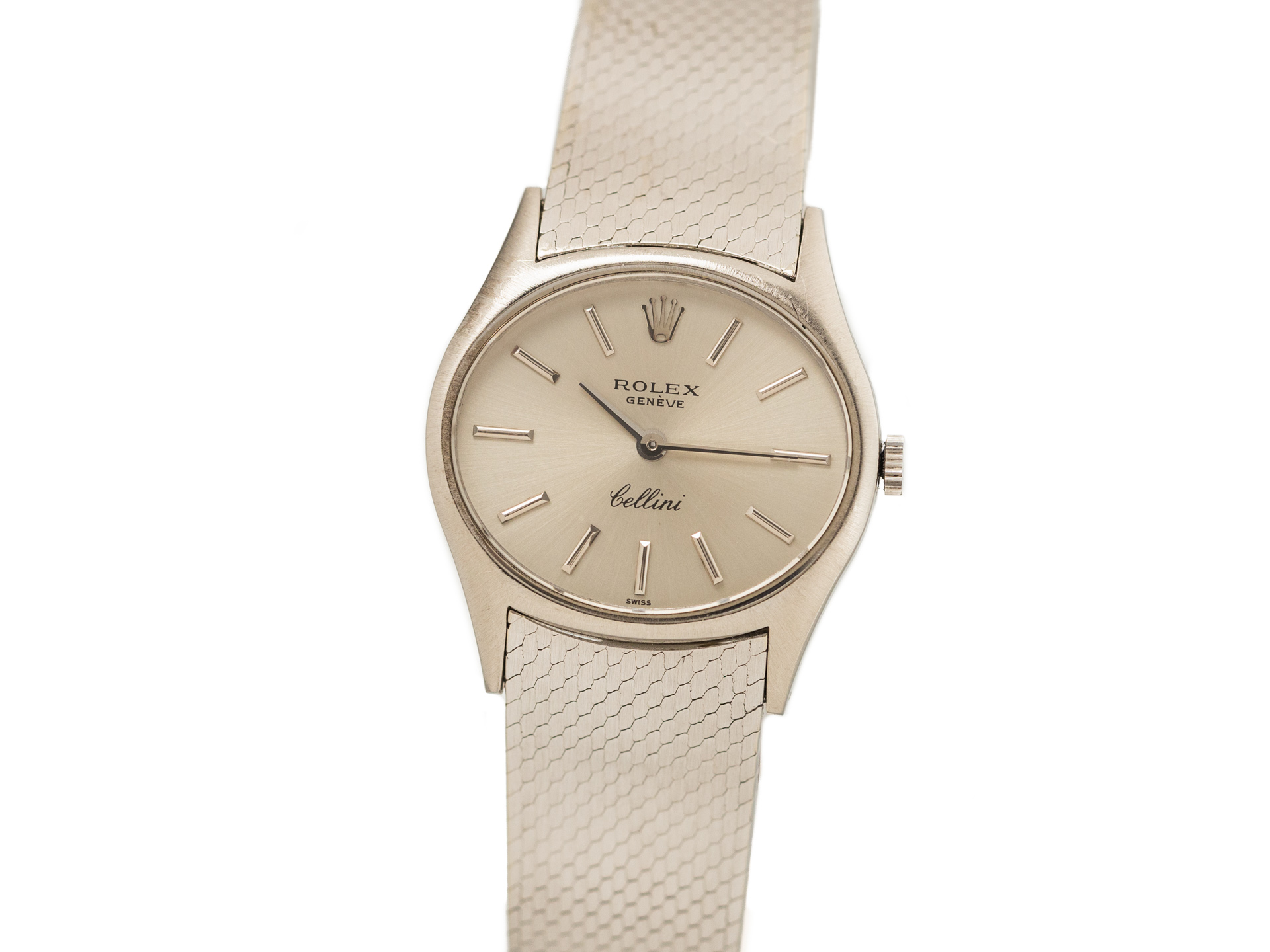 ROLEX CELLINI Lady Ref.3802 18K White Gold Bj 1972