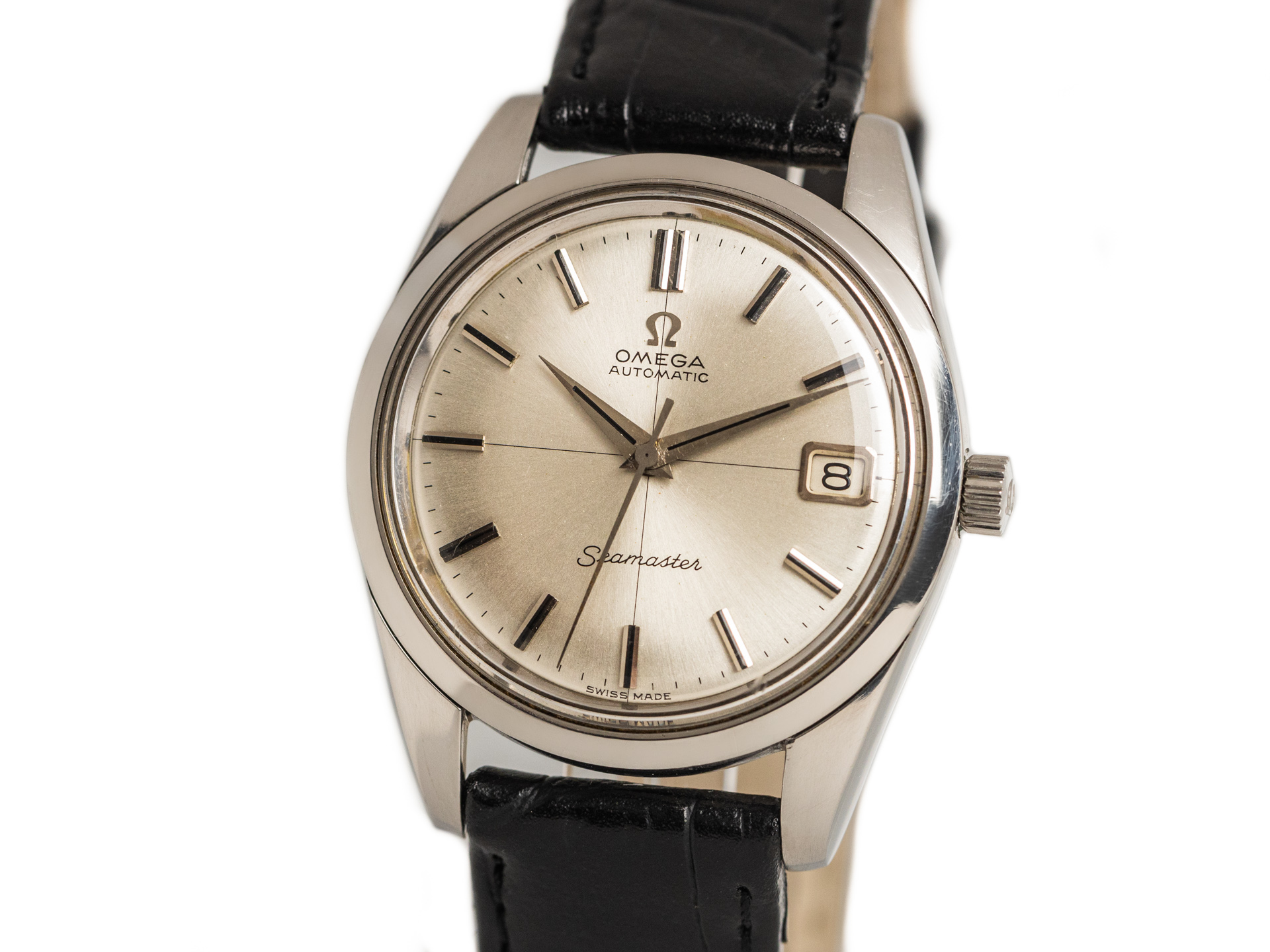 OMEGA Vintage SEAMASTER Cross Dial Ref-166-010 Steel Automatic Bj-1966