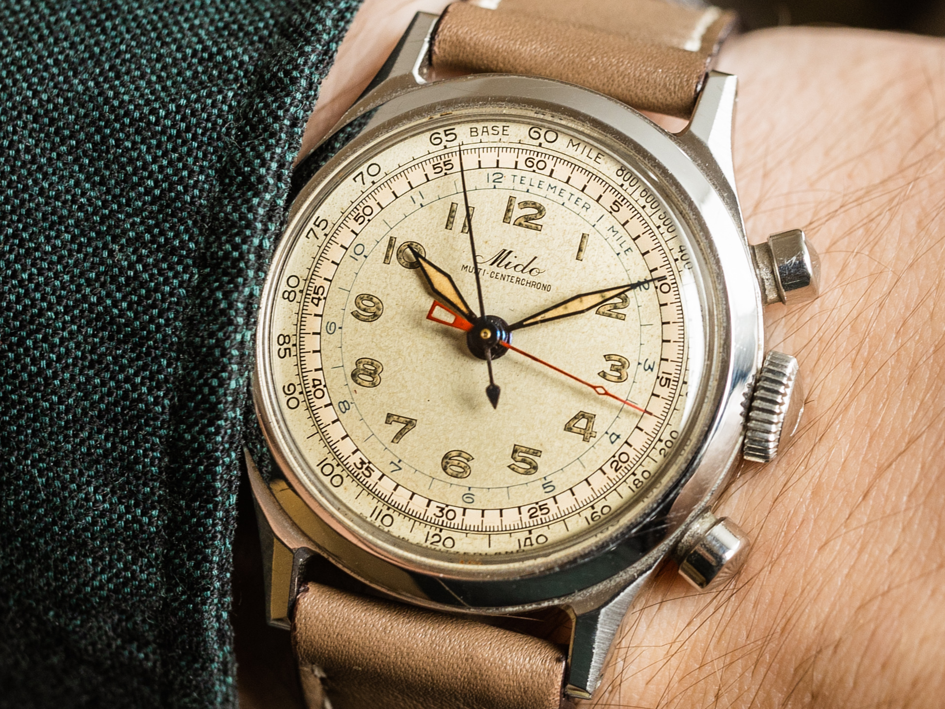 MIDO Vintage MULTI CENTERCHRONOGRAPH Multi Color Tritium Dial
