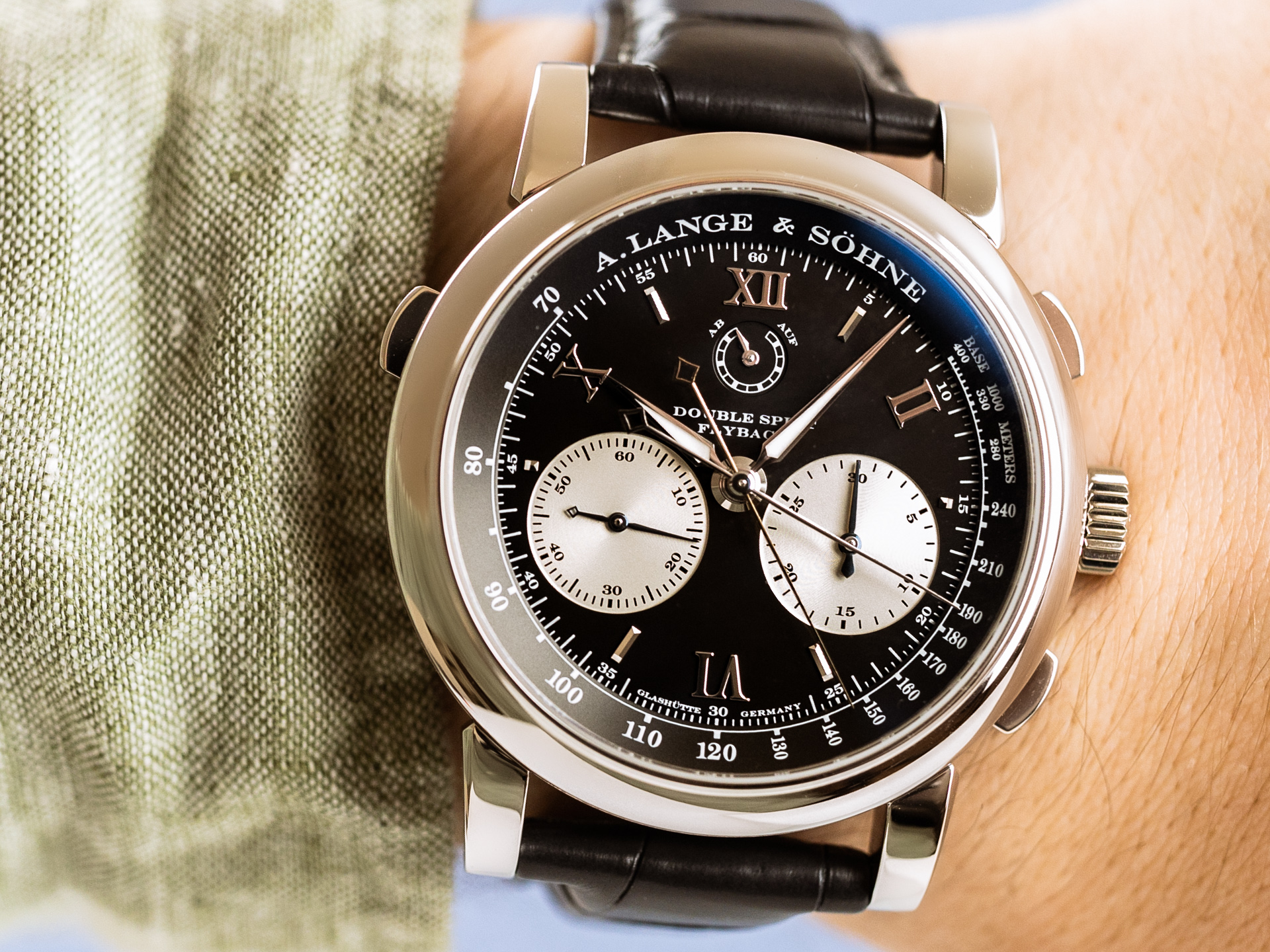 Double split chronograph deals