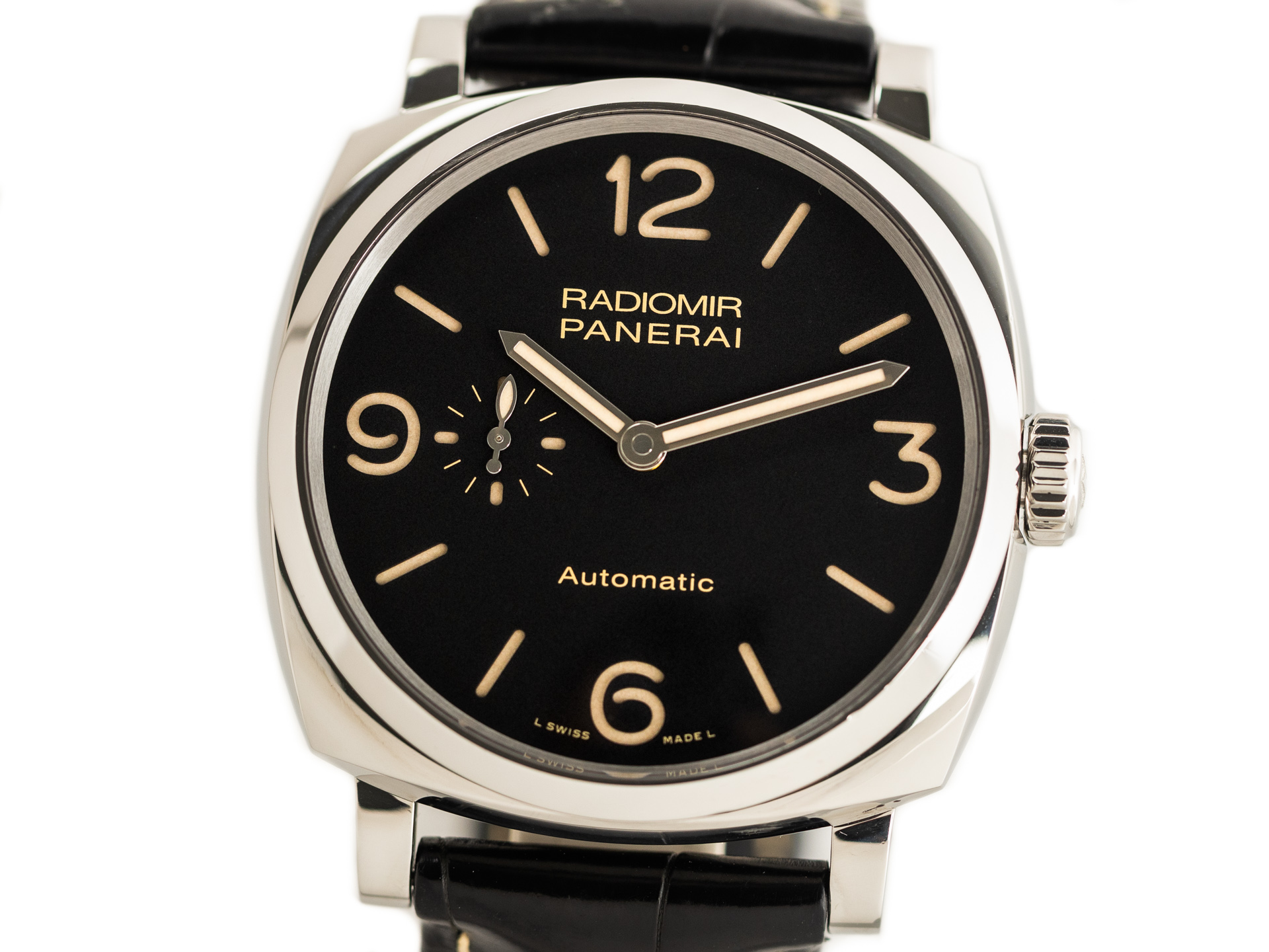 PANERAI RADIOMIR 1940 3 Days Automatic Ref PAM00572 Steel Box Papers Bj 2020