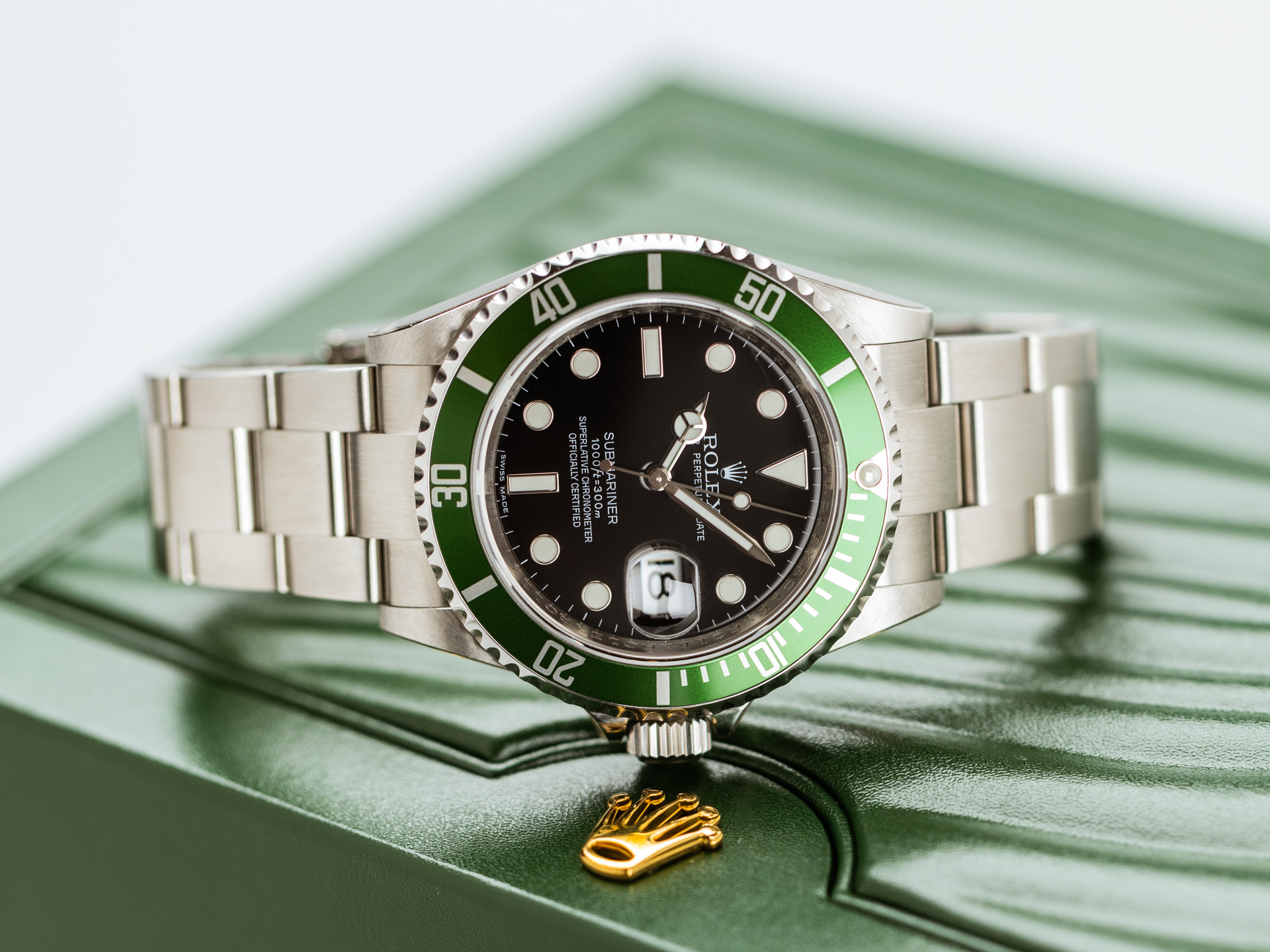 Rolex Submariner Date ref. 16610LV 'Kermit' (2010 Card)