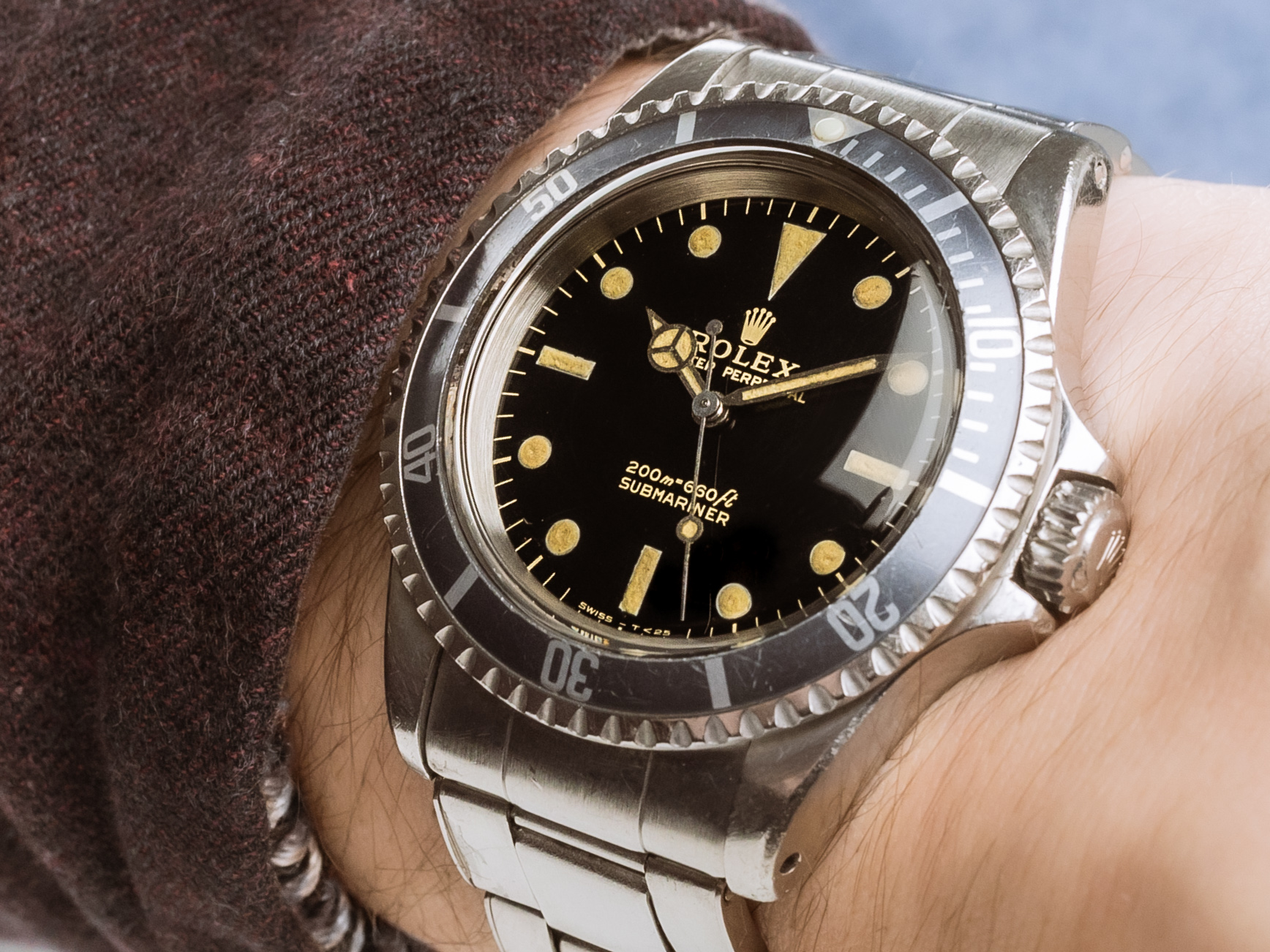 ROLEX Ref-5513 Tritium Ghost Bezel Bj-1966