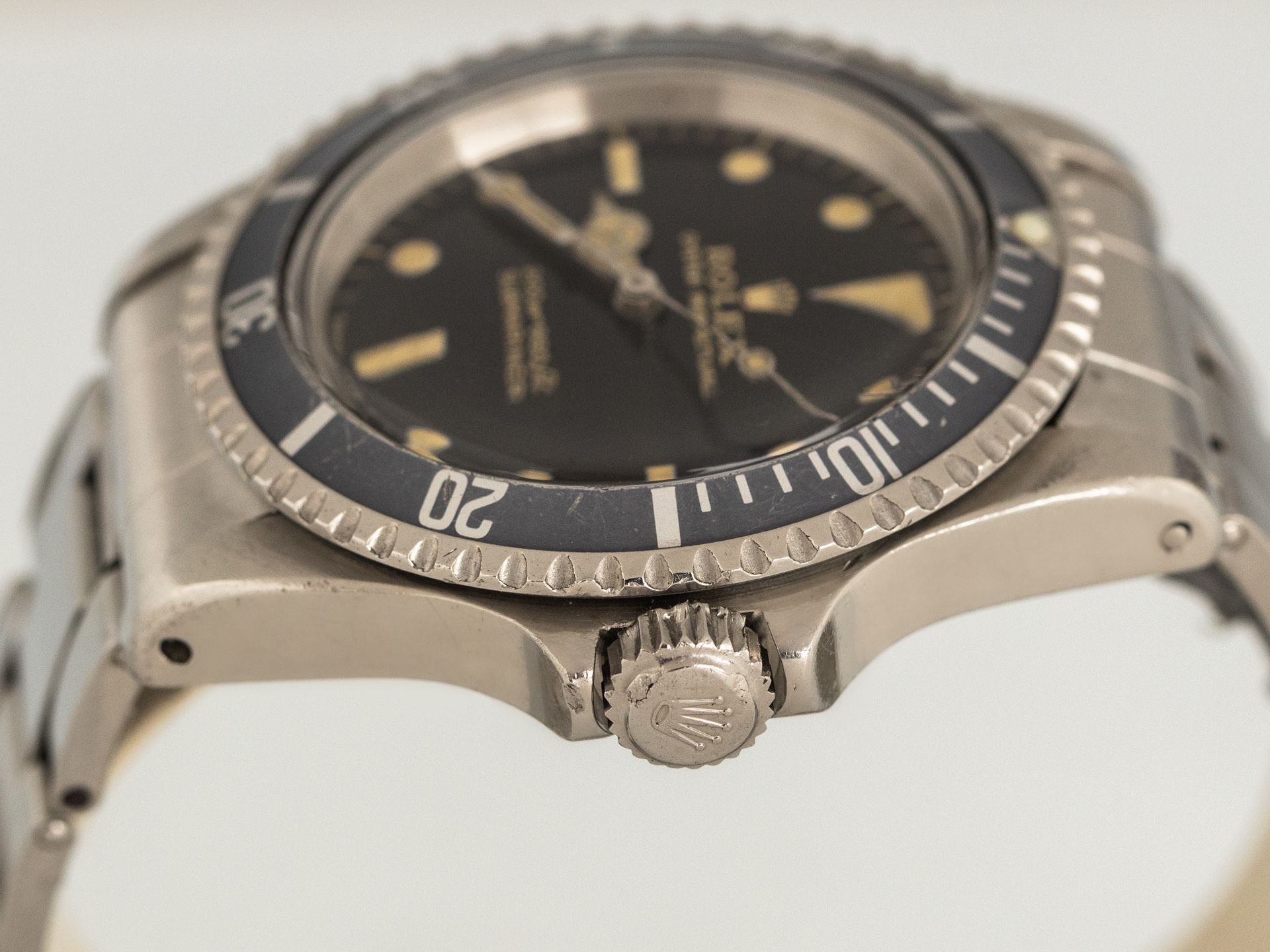 ROLEX Vintage SUBMARINER Ref-5513 Gilt Tritium Dial Ghost Bezel Bj-1966