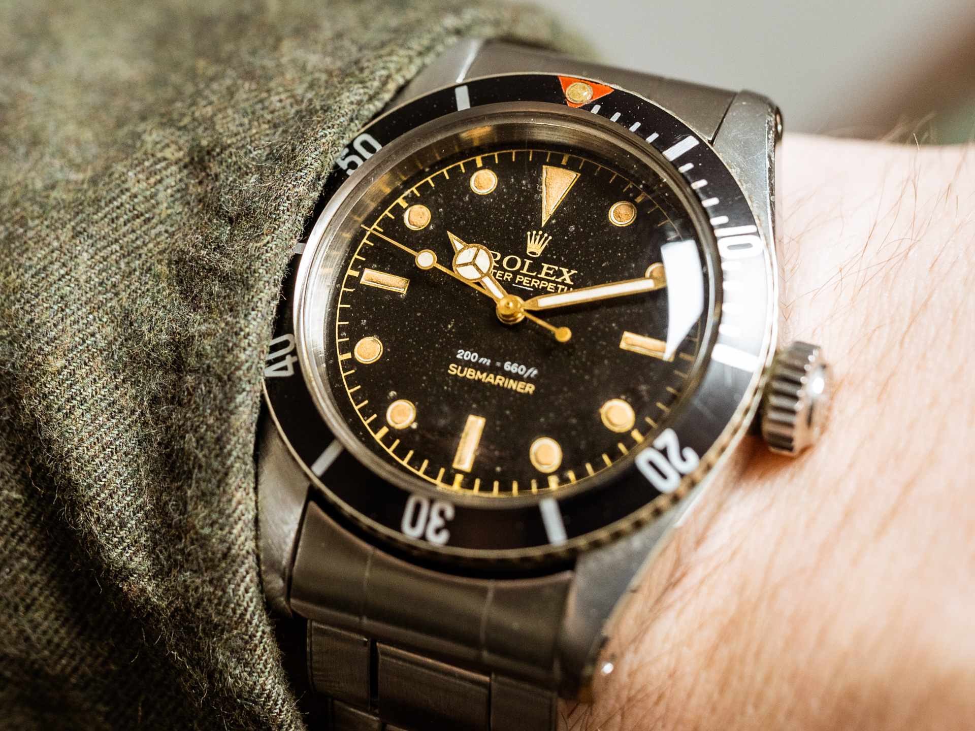 ROLEX Vintage SUBMARINER BIG CROWN Ref 