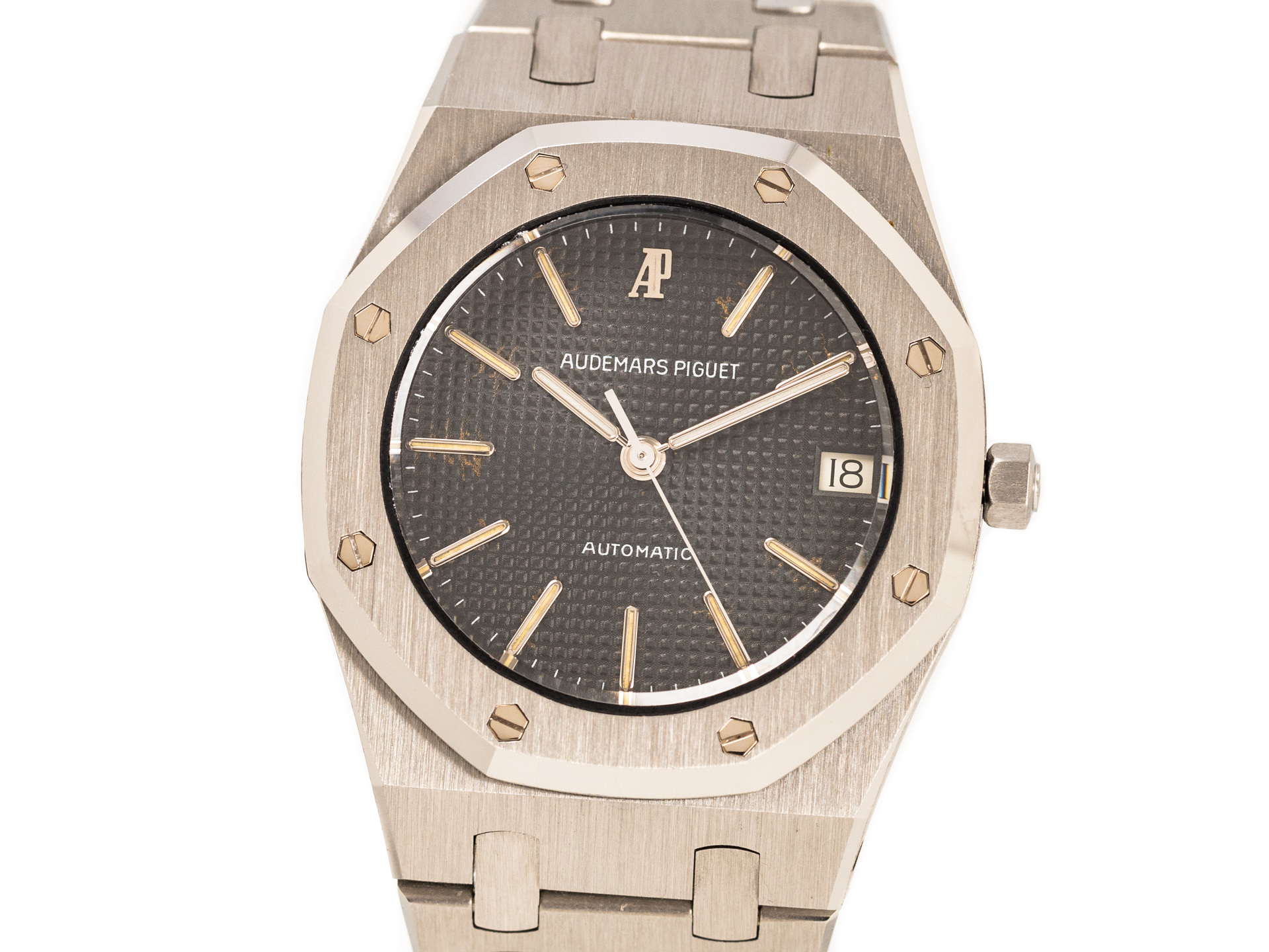 AUDEMARS PIGUET ROYAL OAK Ref 14100ST Steel 35mm Service 2022 Excellent