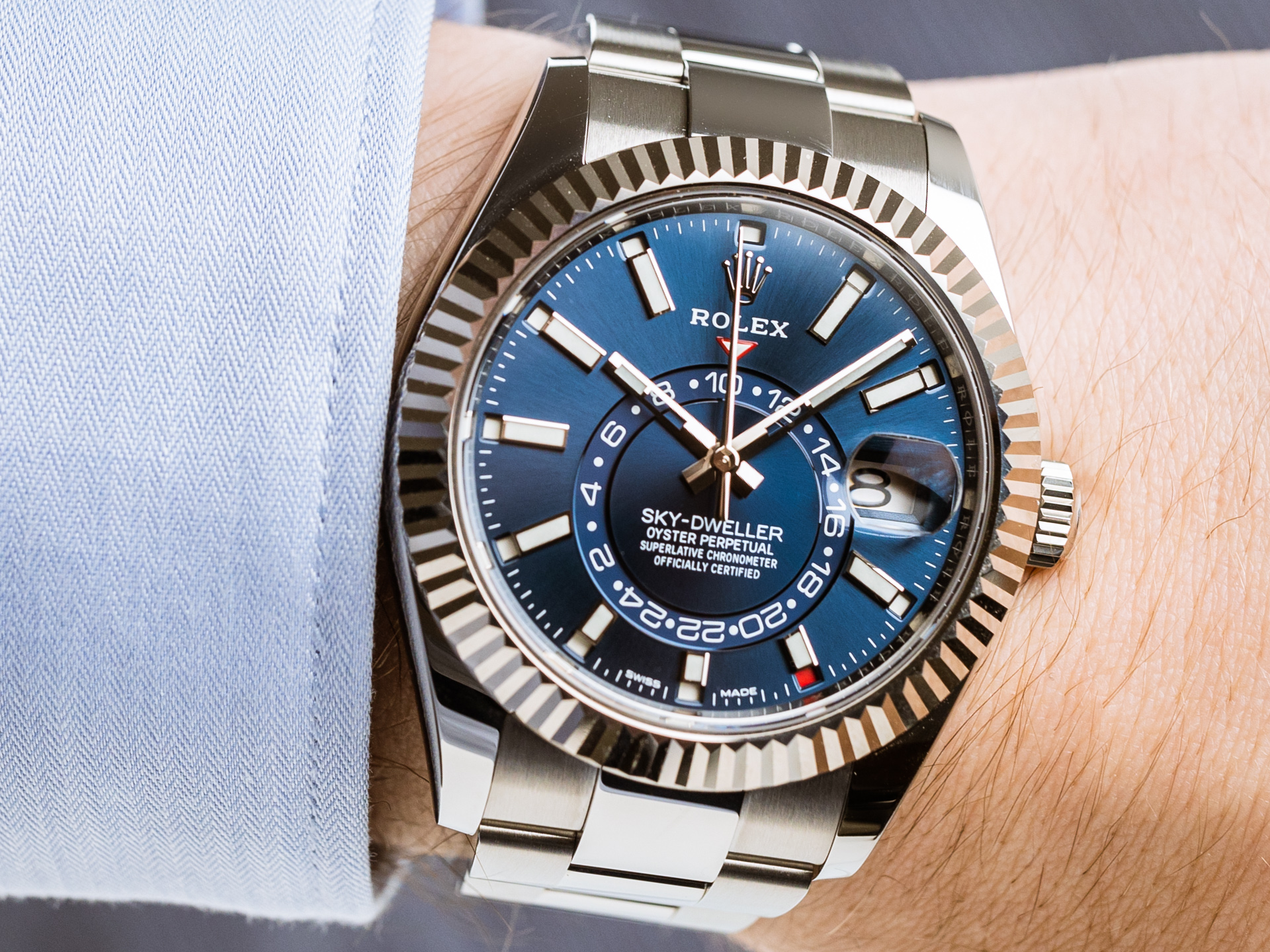 Rolex 326934 hotsell blue