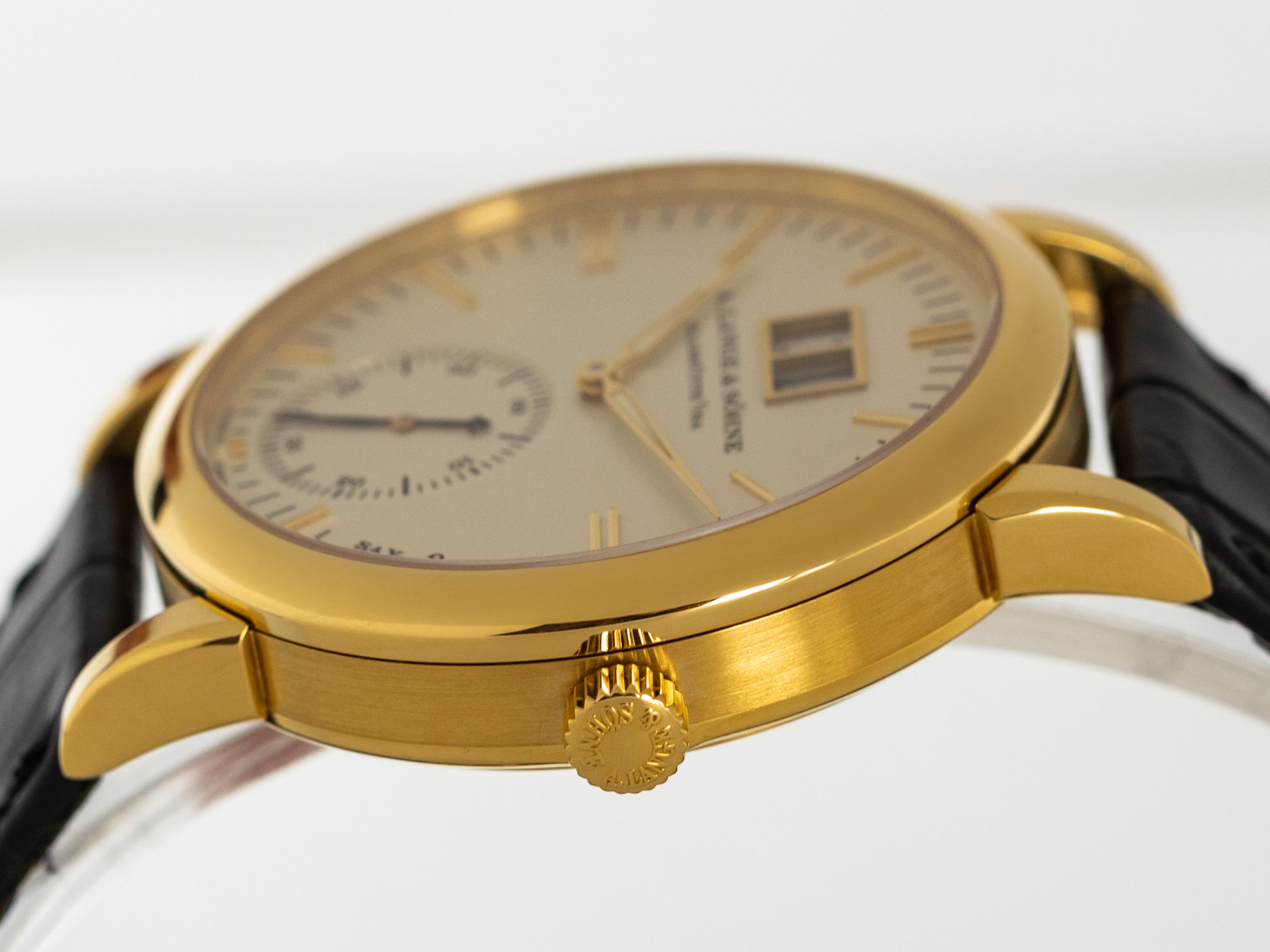 LANGE & SÖHNE LANGEMATIK Big Date Ref-308-021 18k Yellow Gold Box