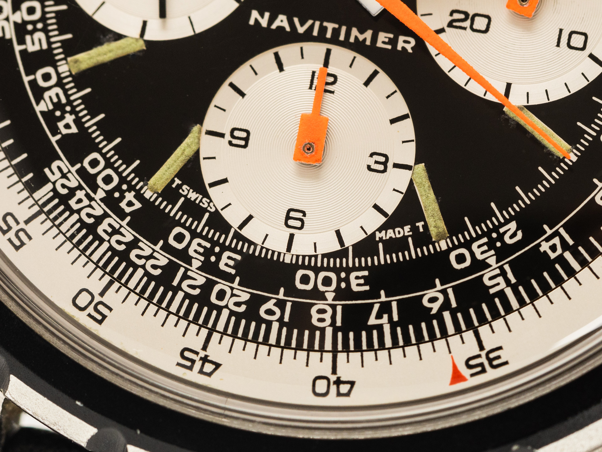 BREITLING Vintage NAVITIMER Chronograph Ref 816 Steel Box Papers Bj 1967
