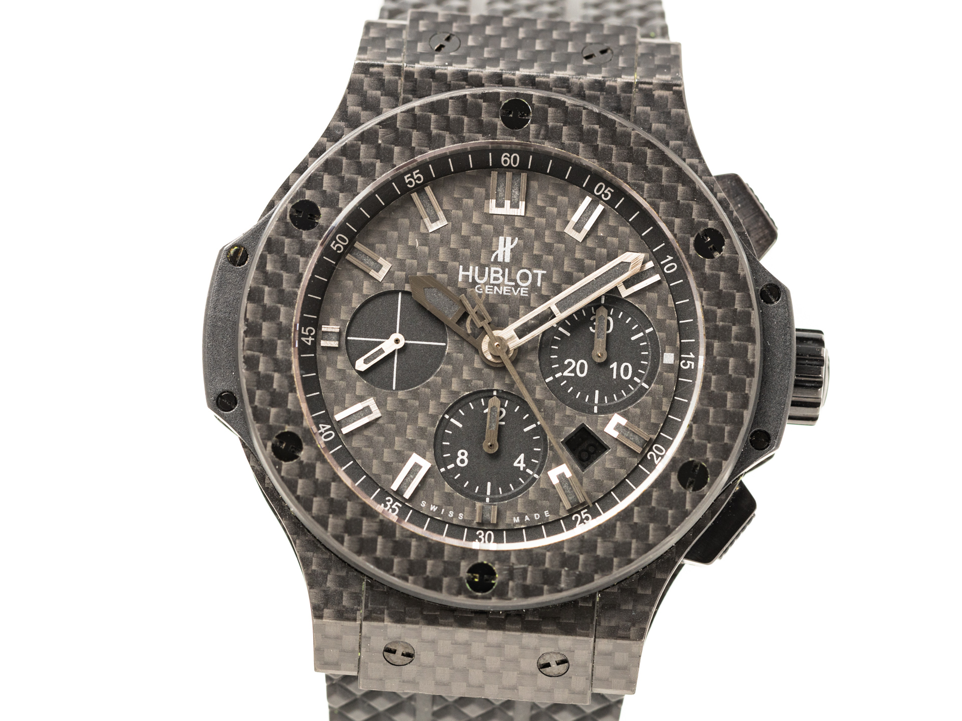 Hublot Big Bang All Carbon Fiber Chronograph Automatic Men's Watch ...