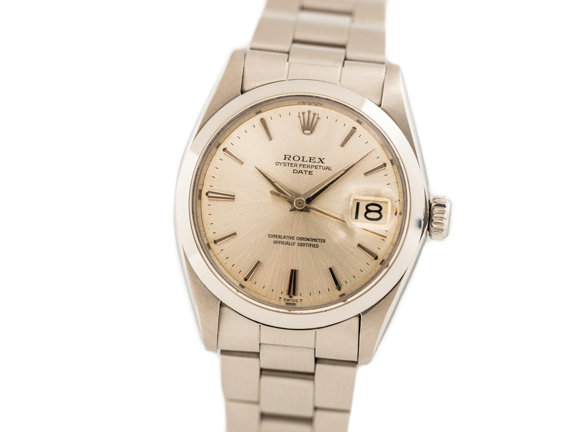ROLEX DATE Ref 1500 Stainless Steel Bj 1964