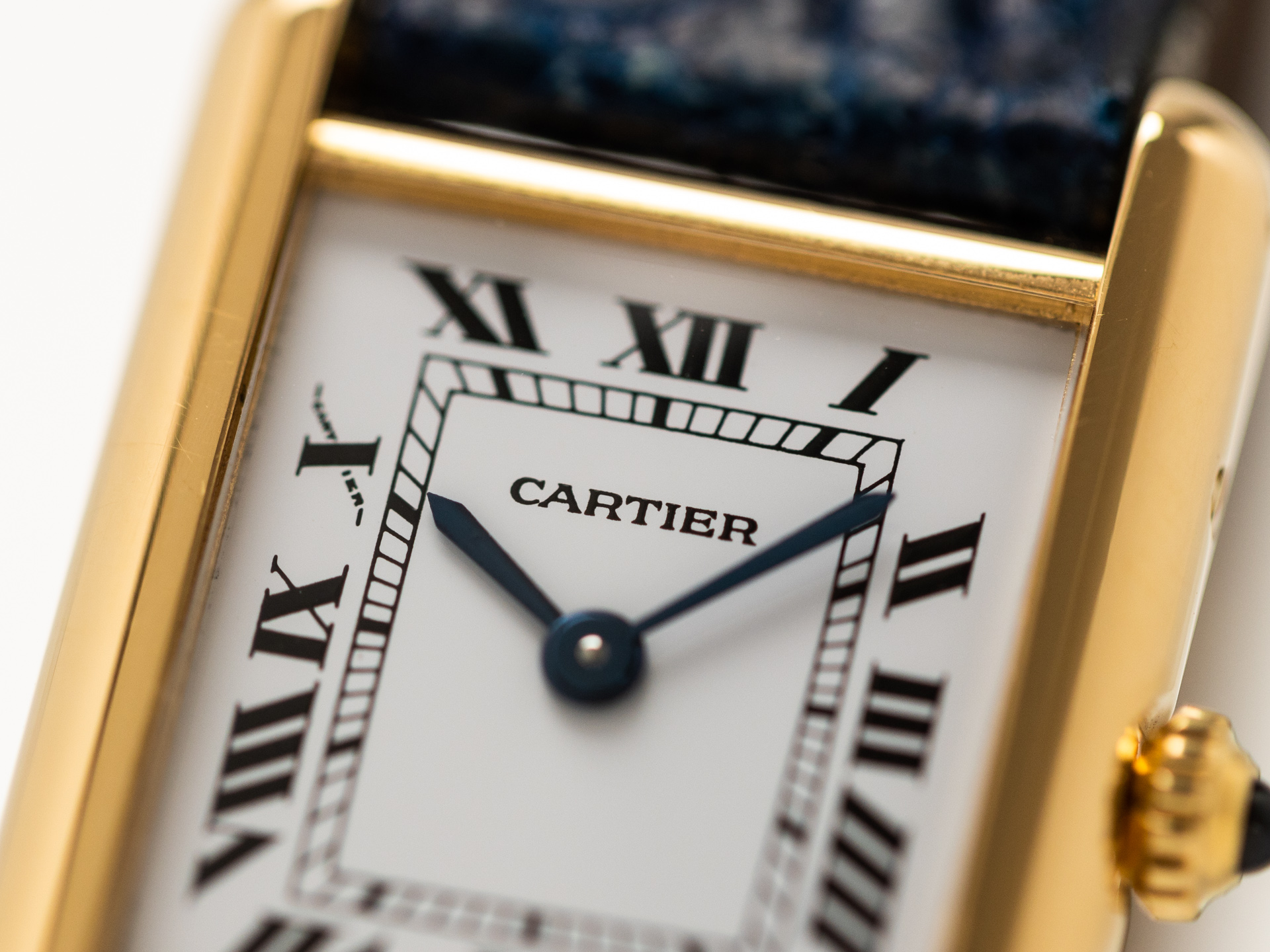 Cartier Tank Louis Cartier Lady 18k Yellow Gold Bj-1990