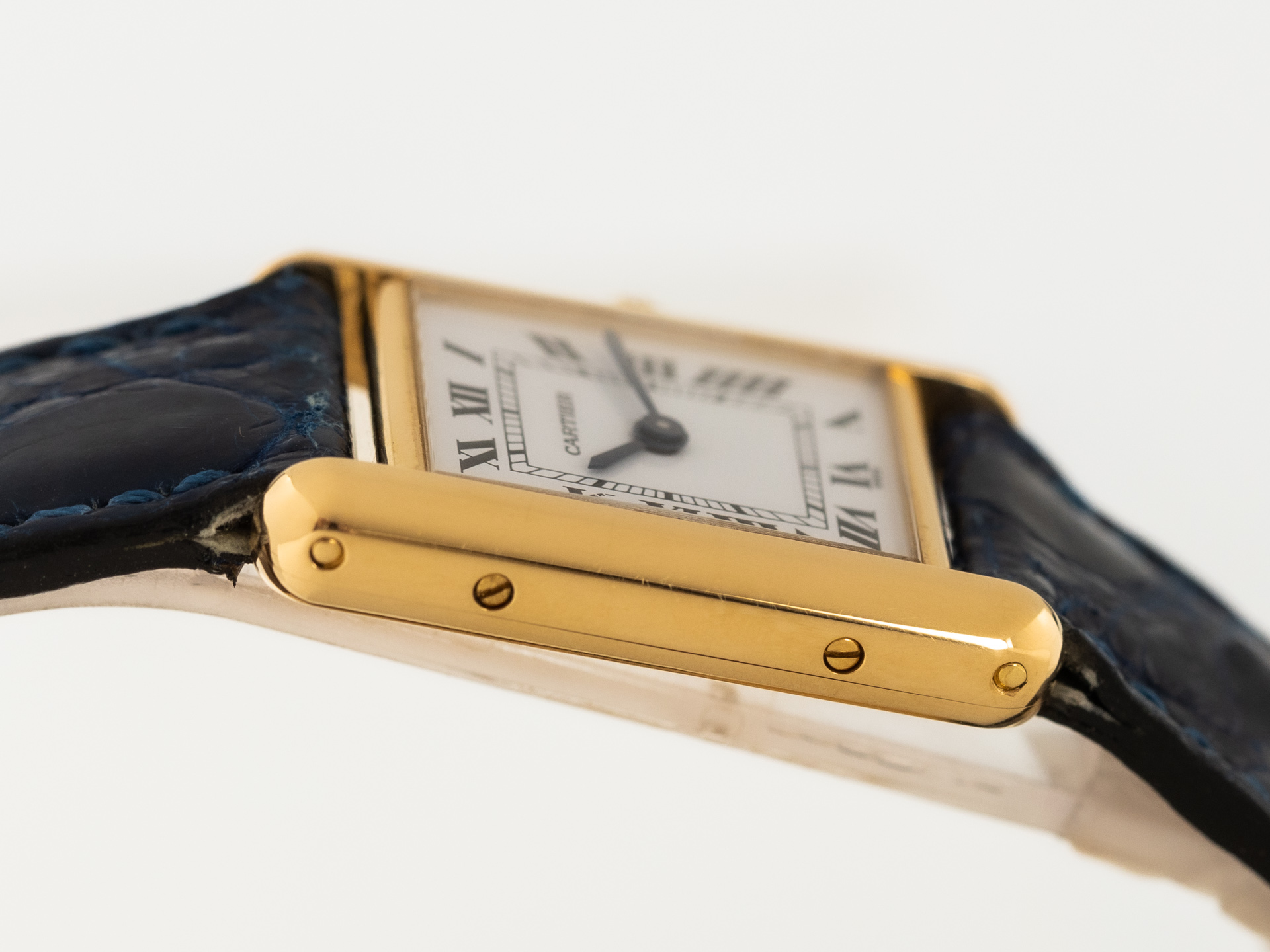 1990s Cartier Tank Louis In 18k Yellow Gold