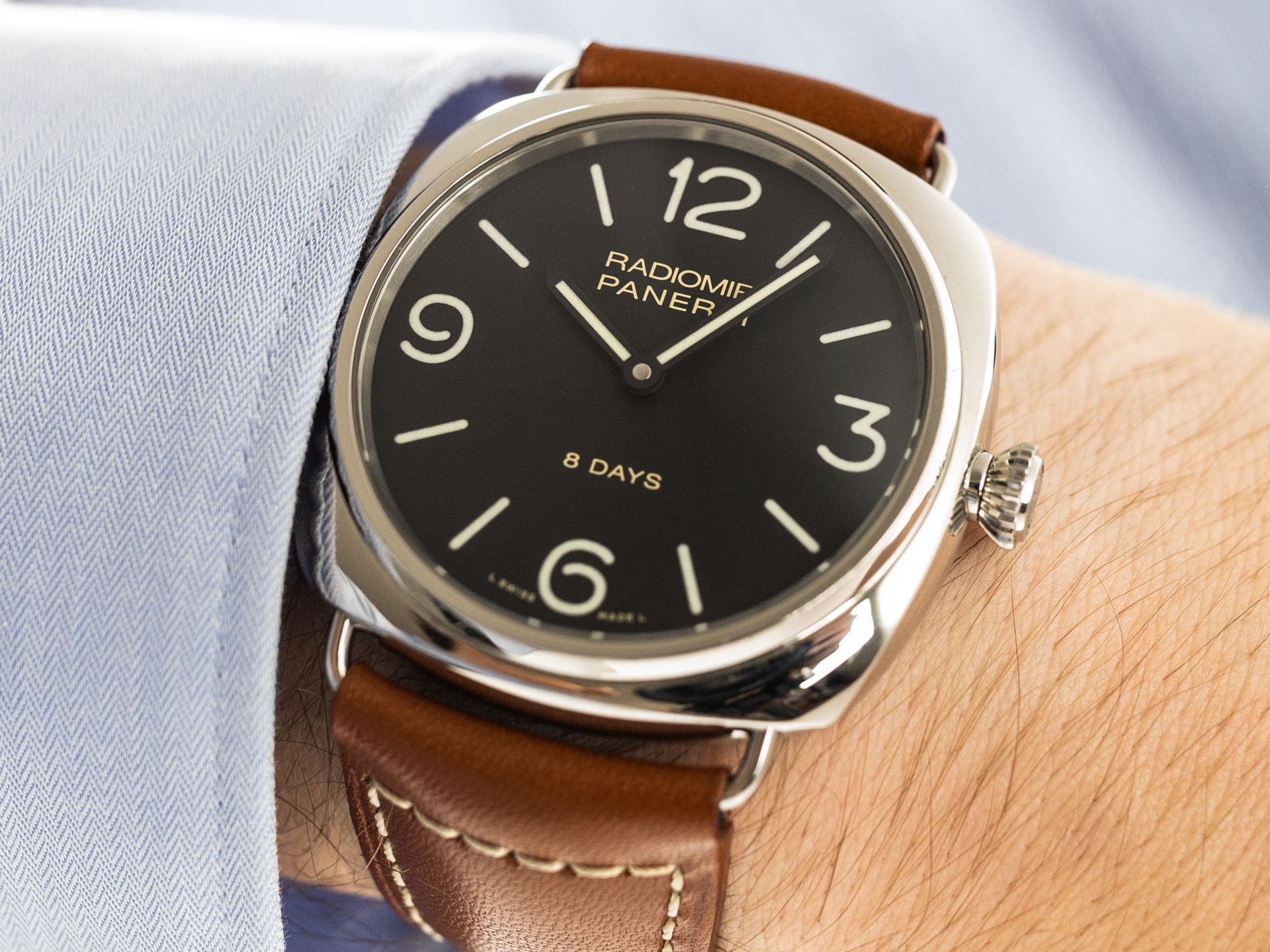 RADIOMIR 8 Days PAM00610 Steel Box Papers Bj 2016