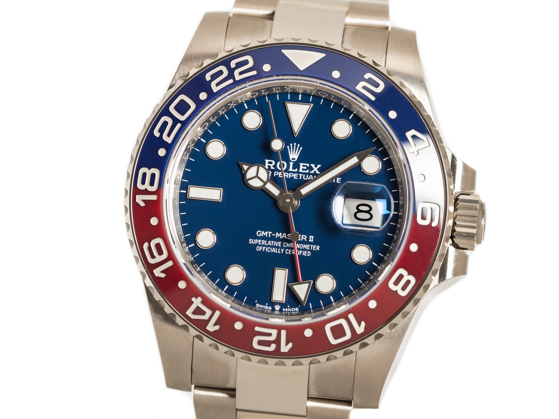 Blue dial gmt deals