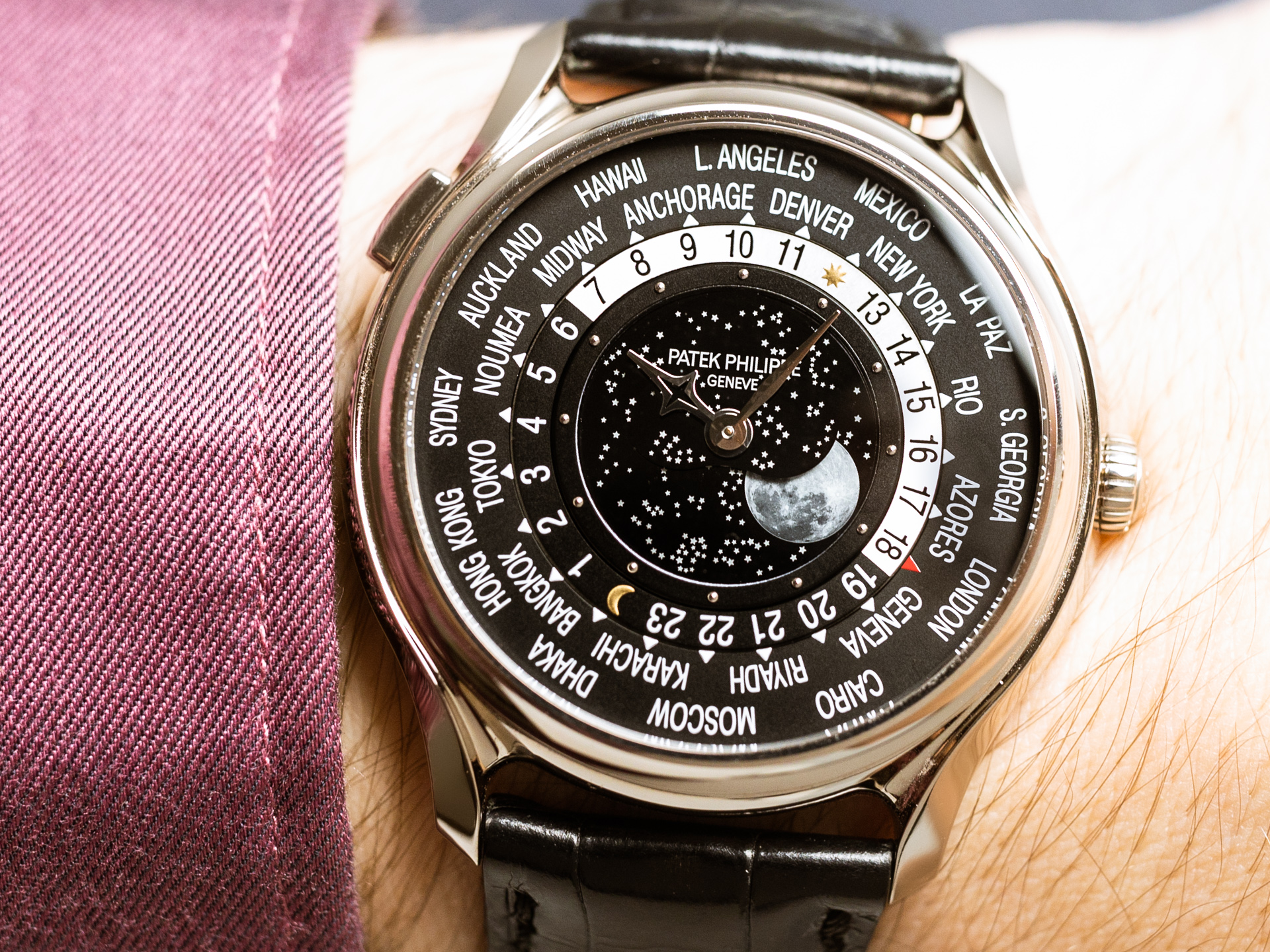 PATEK PHILIPPE WORLDTIMER 175 Anniversary Ref 5575G 001 18k White Gold Deployment Buckle Limited Edition Box Papers Bj 2016 Germany