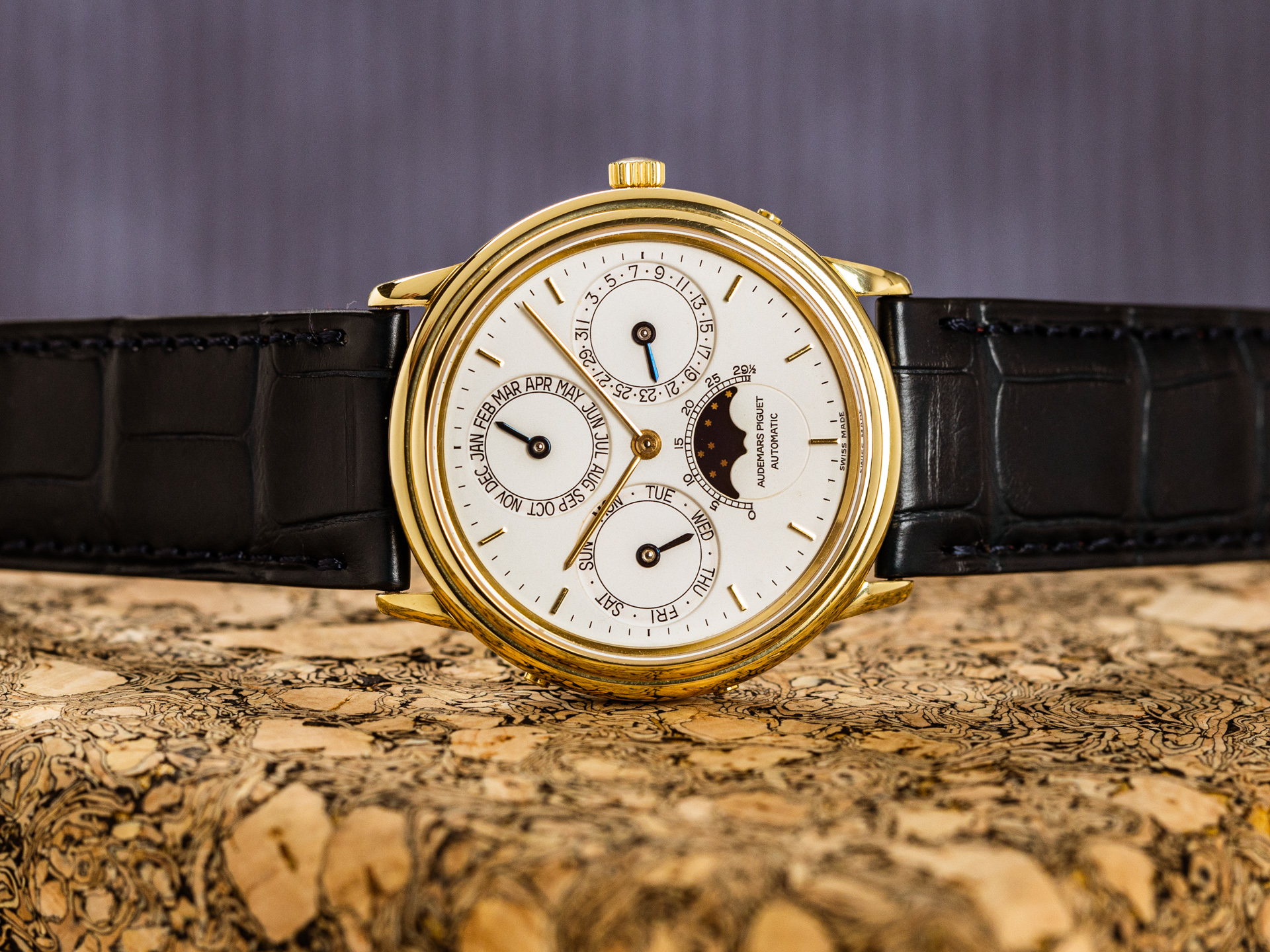 AUDEMARS PIGUET PERPETUAL CALENDAR Ref 25548 18K Yellow Gold BJ 1987