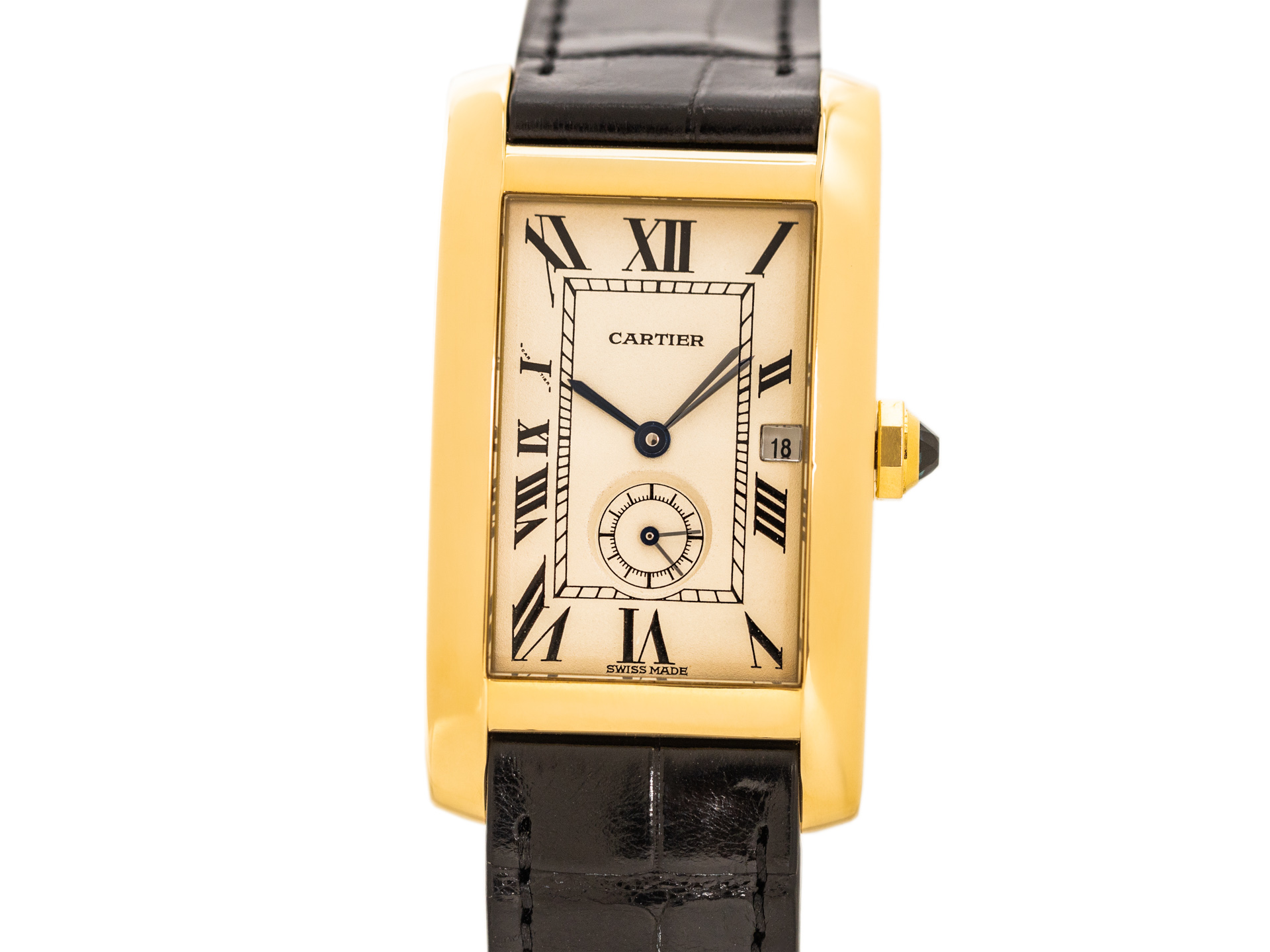 Cartier tank deals americaine yellow gold