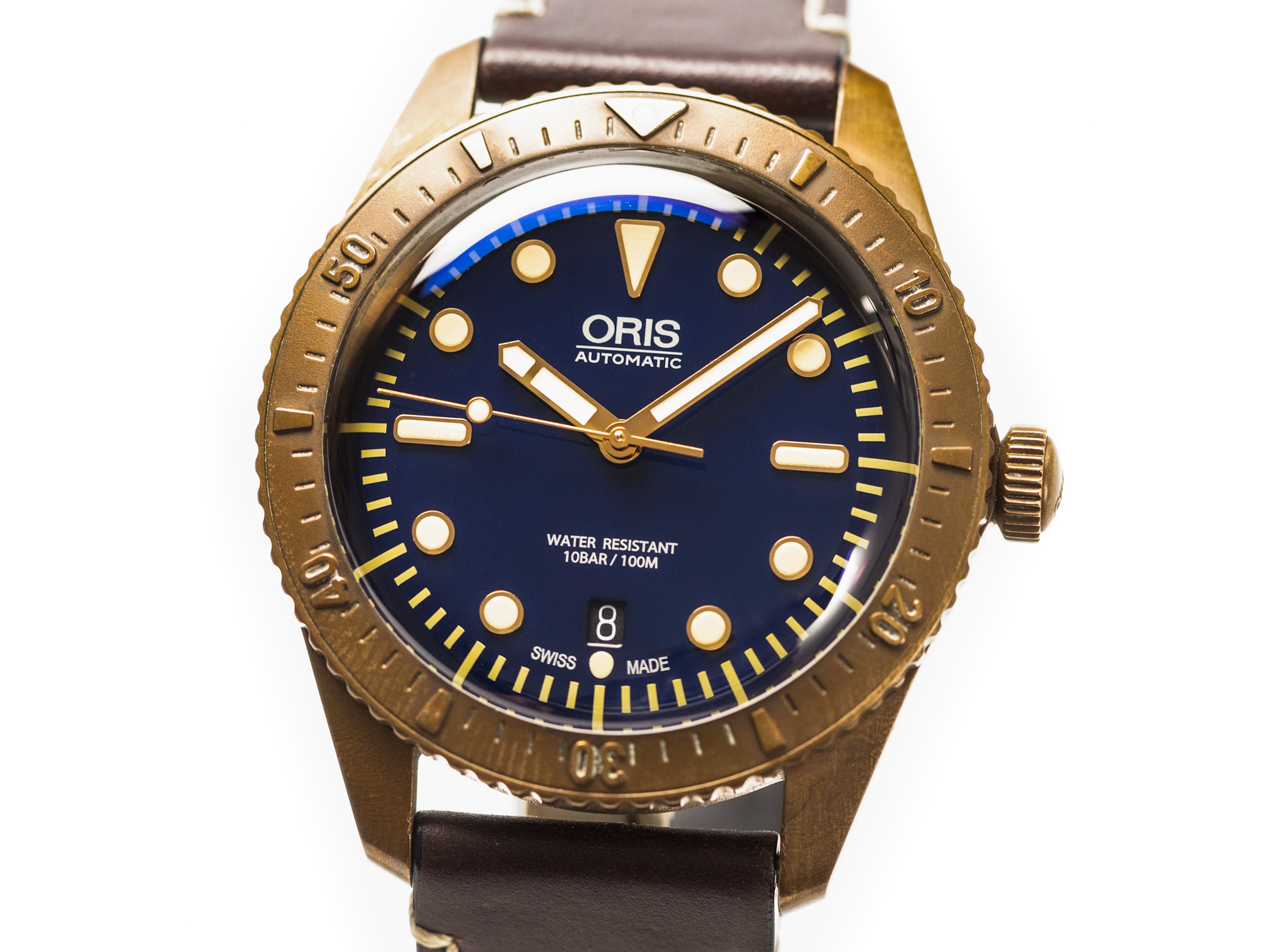 ORIS CARL BRASHEAR Ref 01 733 7720 3185 Set LS Bronze Box Papers Bj 2013 LIMITED Edition