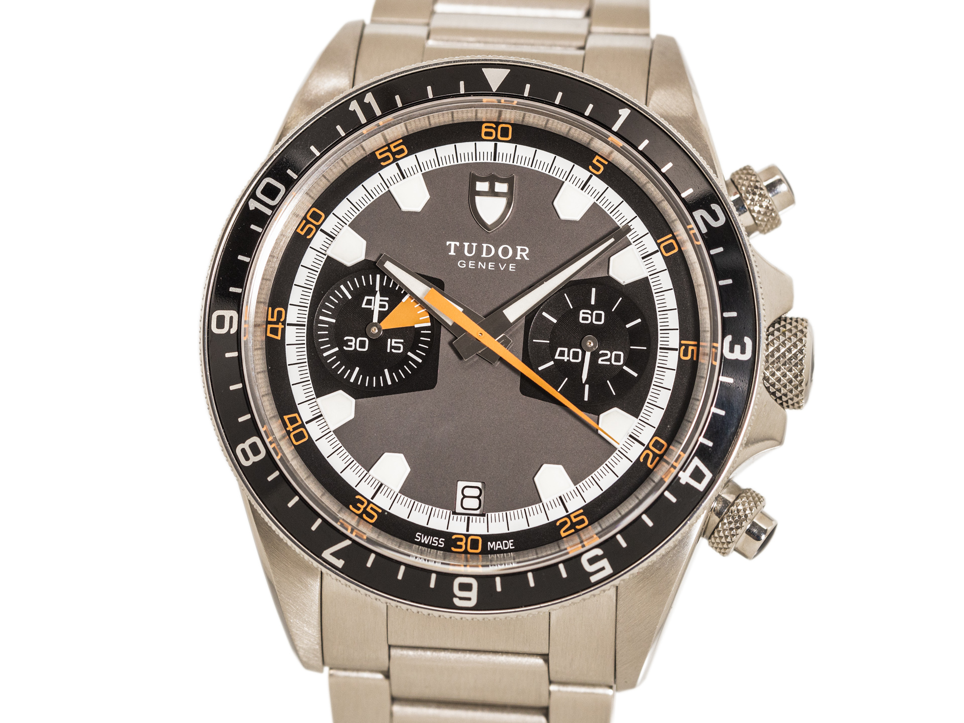 TUDOR HERITAGE CHRONOGRAPH Ref 70330N Steel Bj 2020 Box Papers