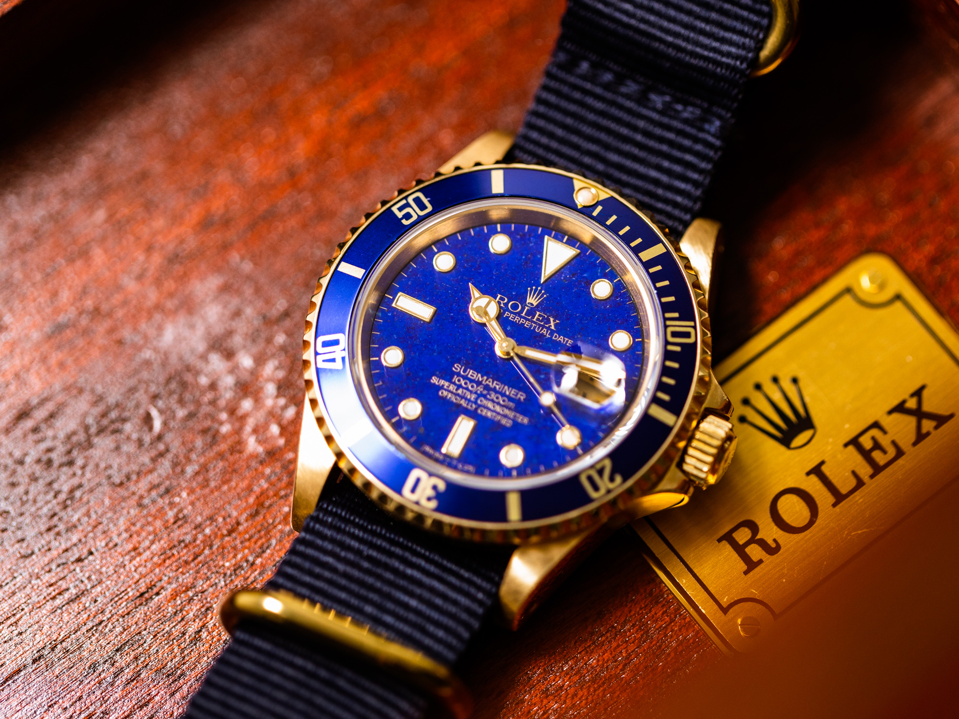 Rolex submariner lapis lazuli deals