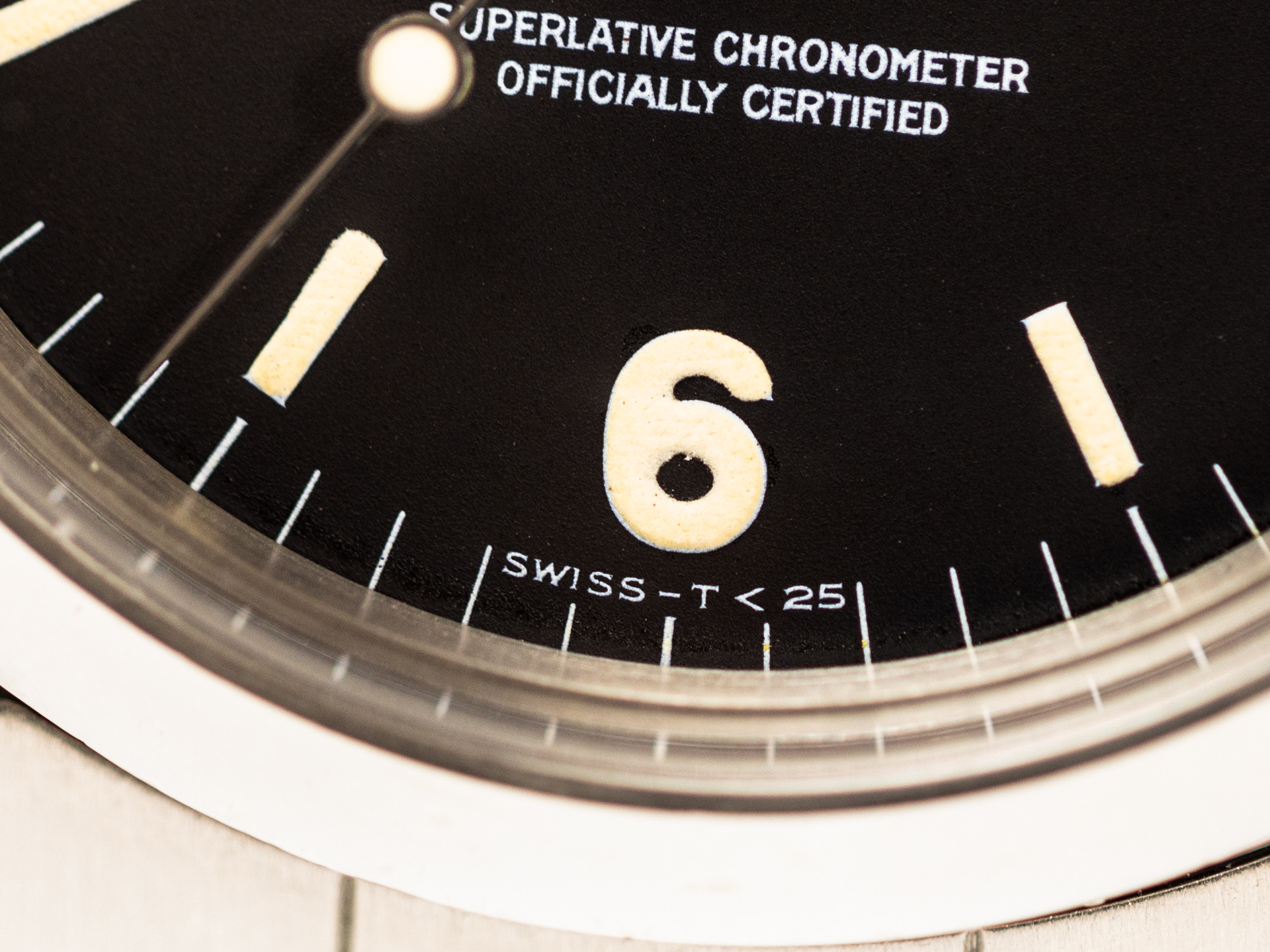 ROLEX Vintage EXPLORER 1 Ref 1016 Stainless Steel Tritium Dial Bj 1969