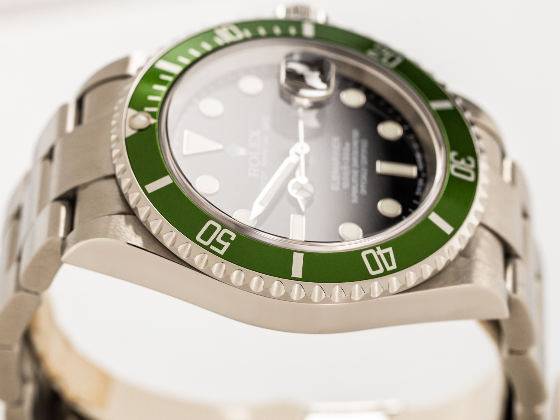 Rolex Submariner Date 16610LV 50th Anniversary Green Bezel