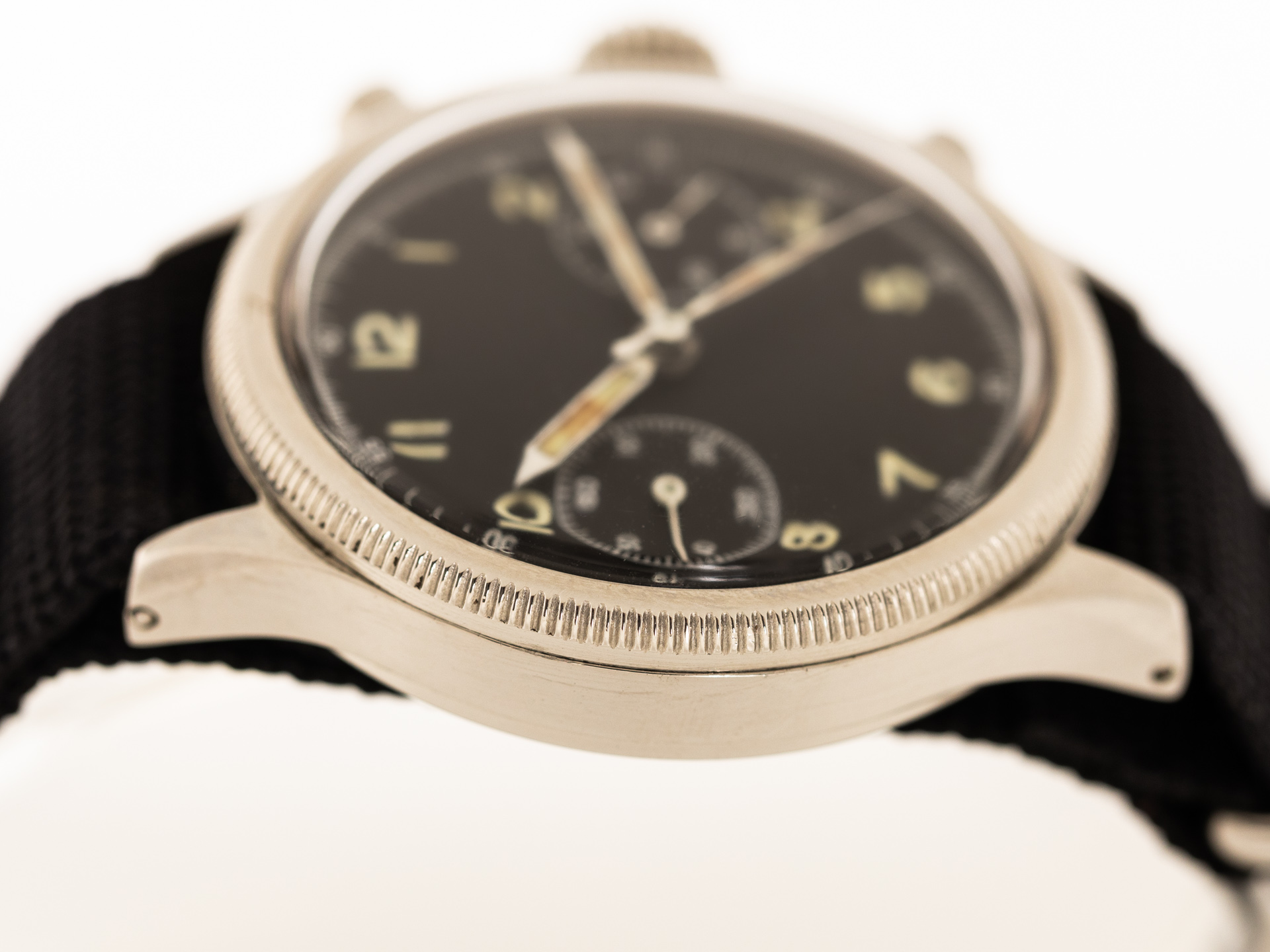 BREGUET Vintage FRENCH AIR FORCE TYPE XX TYPE 20 CHRONOGRAPH Steel Bj 1954