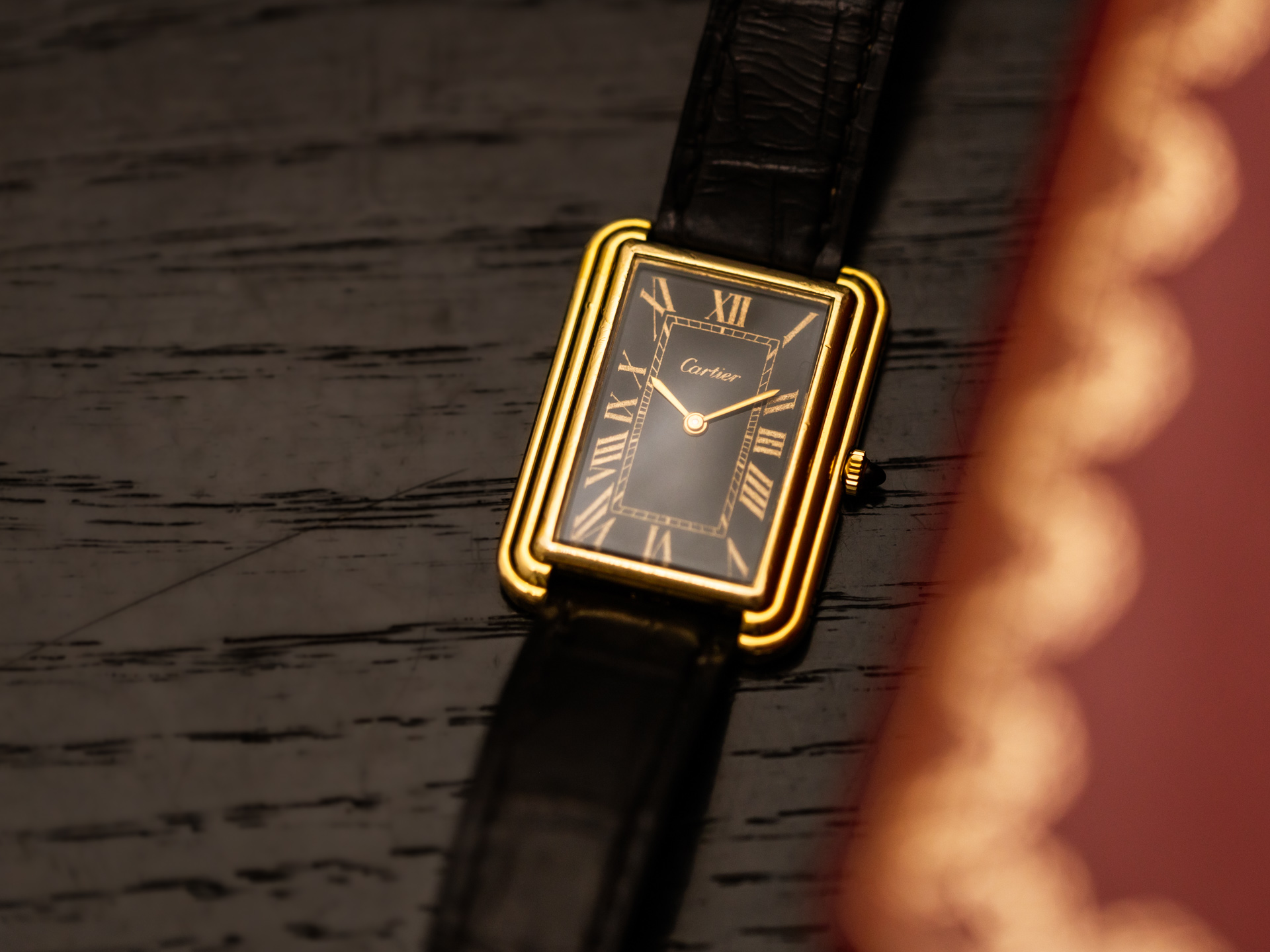 Cartier stepped tank shop