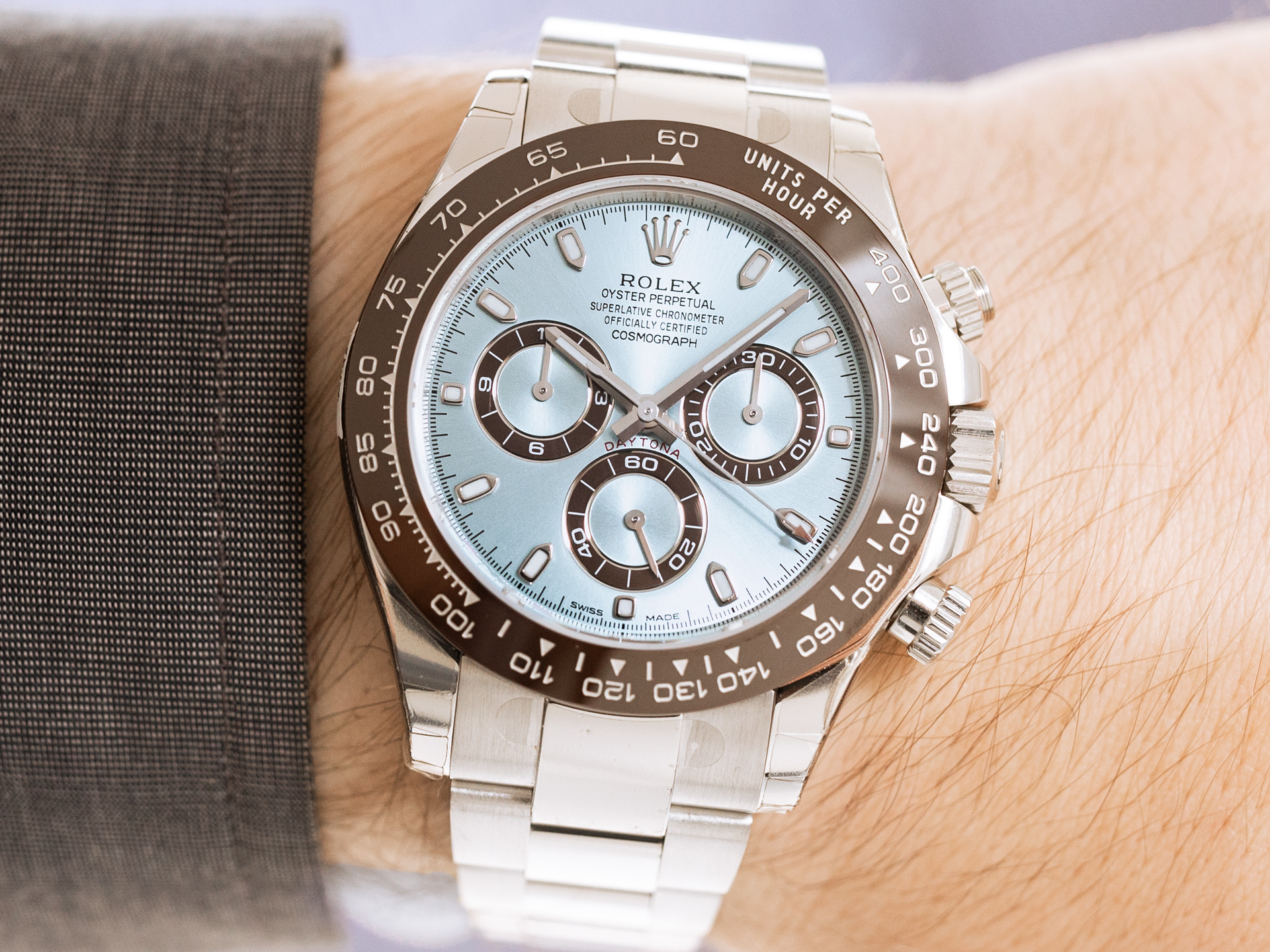 ROLEX DAYTONA COSMOGRAPH Ref 116506 950 Platinum Box Papers Bj