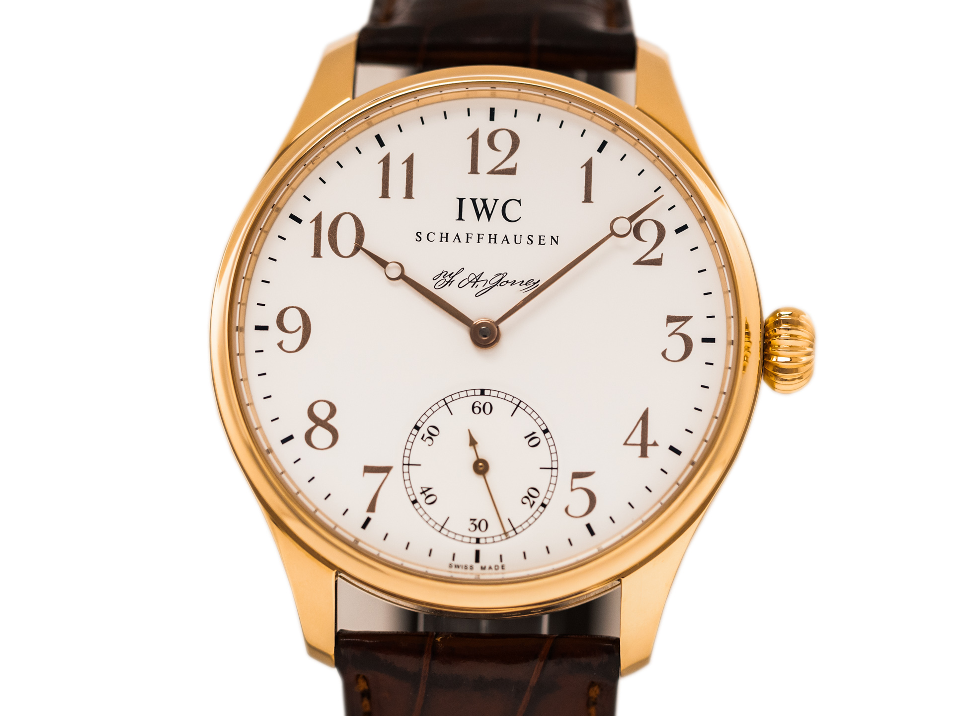 Iwc rose deals gold watch