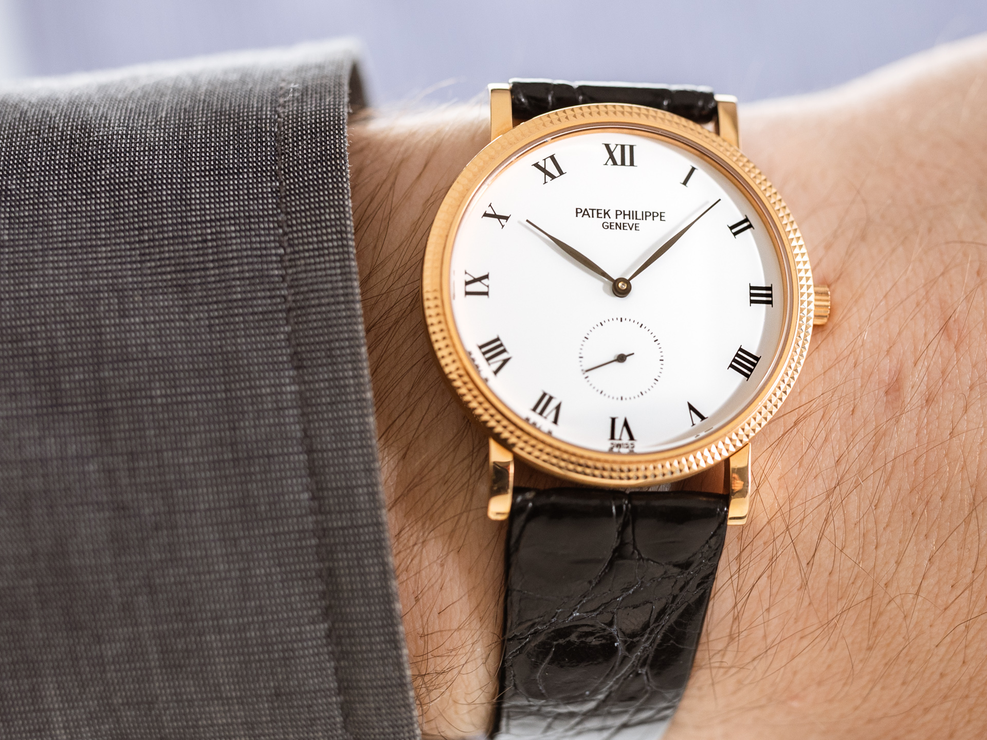 PATEK PHILIPPE CALATRAVA Ref 3919 18K Rose Gold Papers Bj 1993