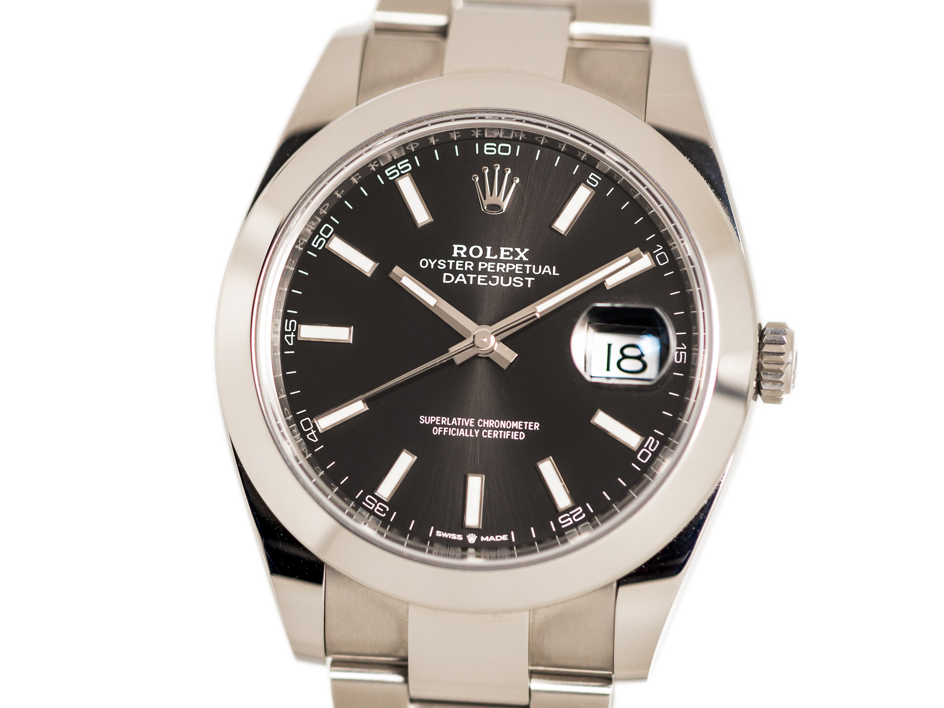 ROLEX DATEJUST 41 Ref 216300 Stainless Steel Box Papers Bj 2021