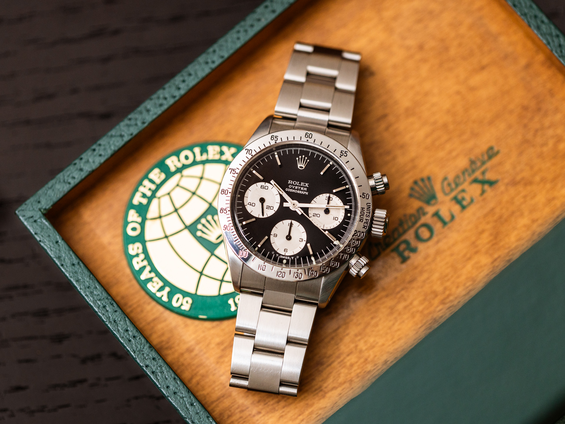 ROLEX Vintage DAYTONA COSMOGRAPH Ref-6265 Stainless Steel Sigma