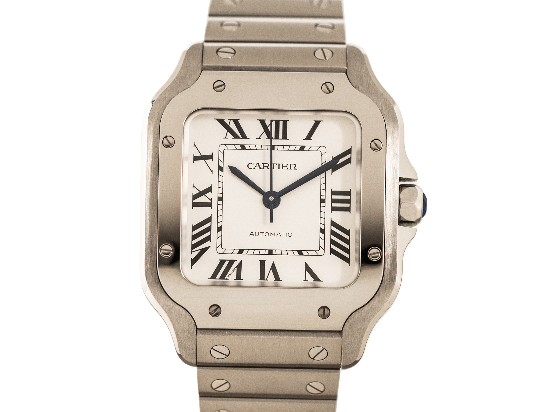CARTIER SANTOS MEDIUM Ref WSSA0029 Stainless Steel Box Papers Bj 2023