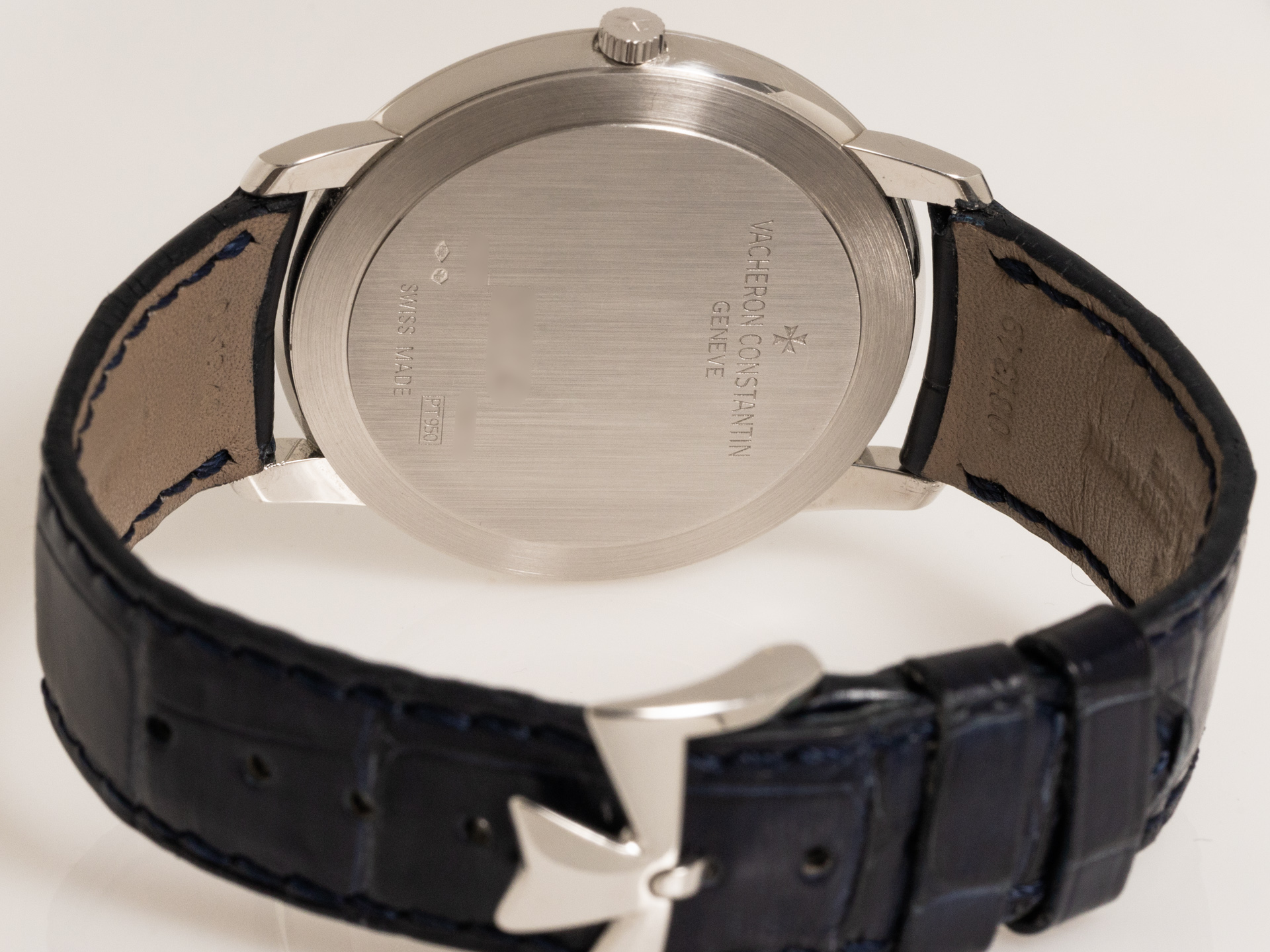 VACHERON CONSTANTIN PATRIMONY EXCELLENCE Ref 81180 950 Platinum With Platinum Dial Box Papers Bj 2007
