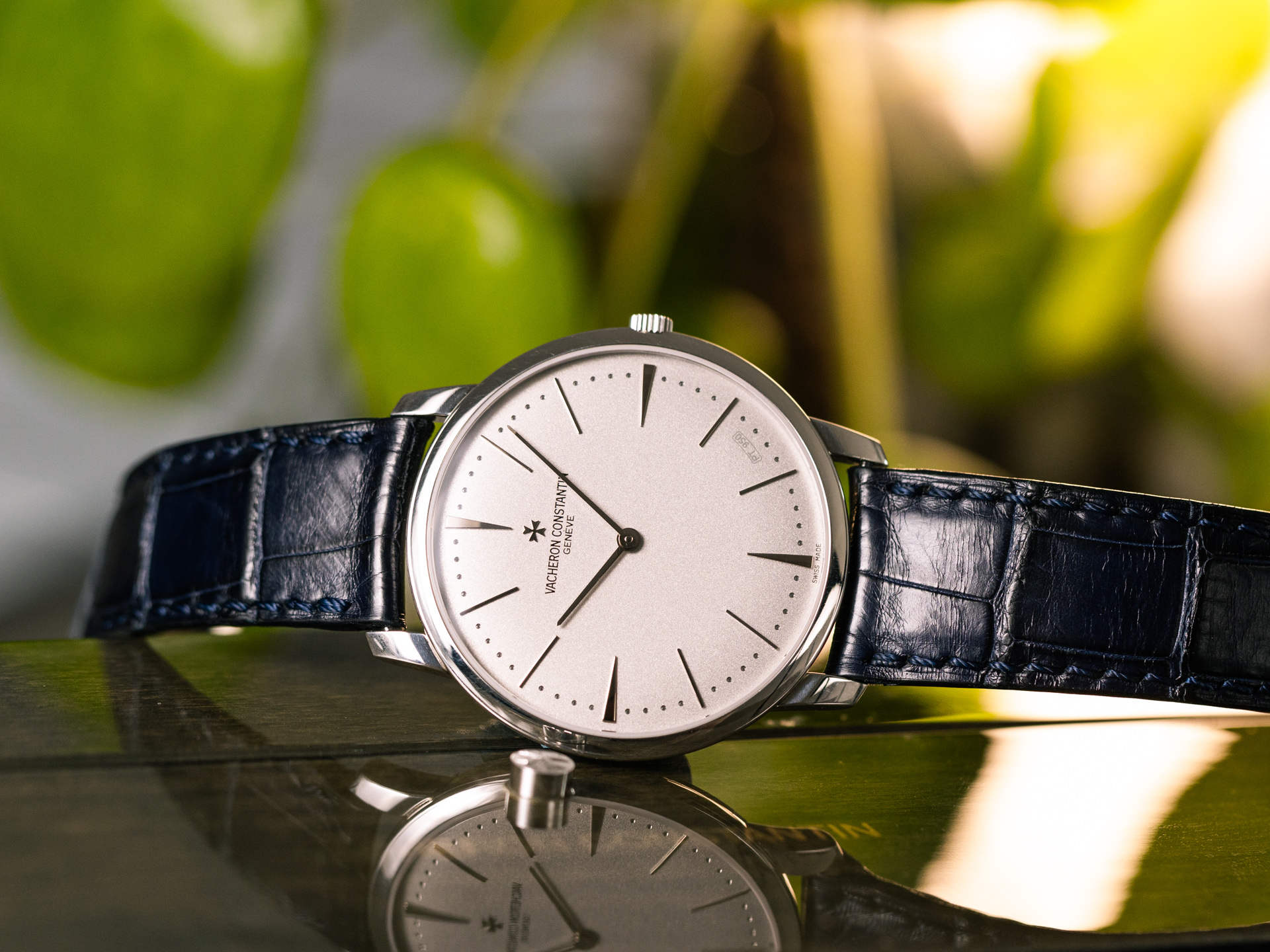 VACHERON CONSTANTIN PATRIMONY EXCELLENCE Ref 81180 950 Platinum With Platinum Dial Box Papers Bj 2007