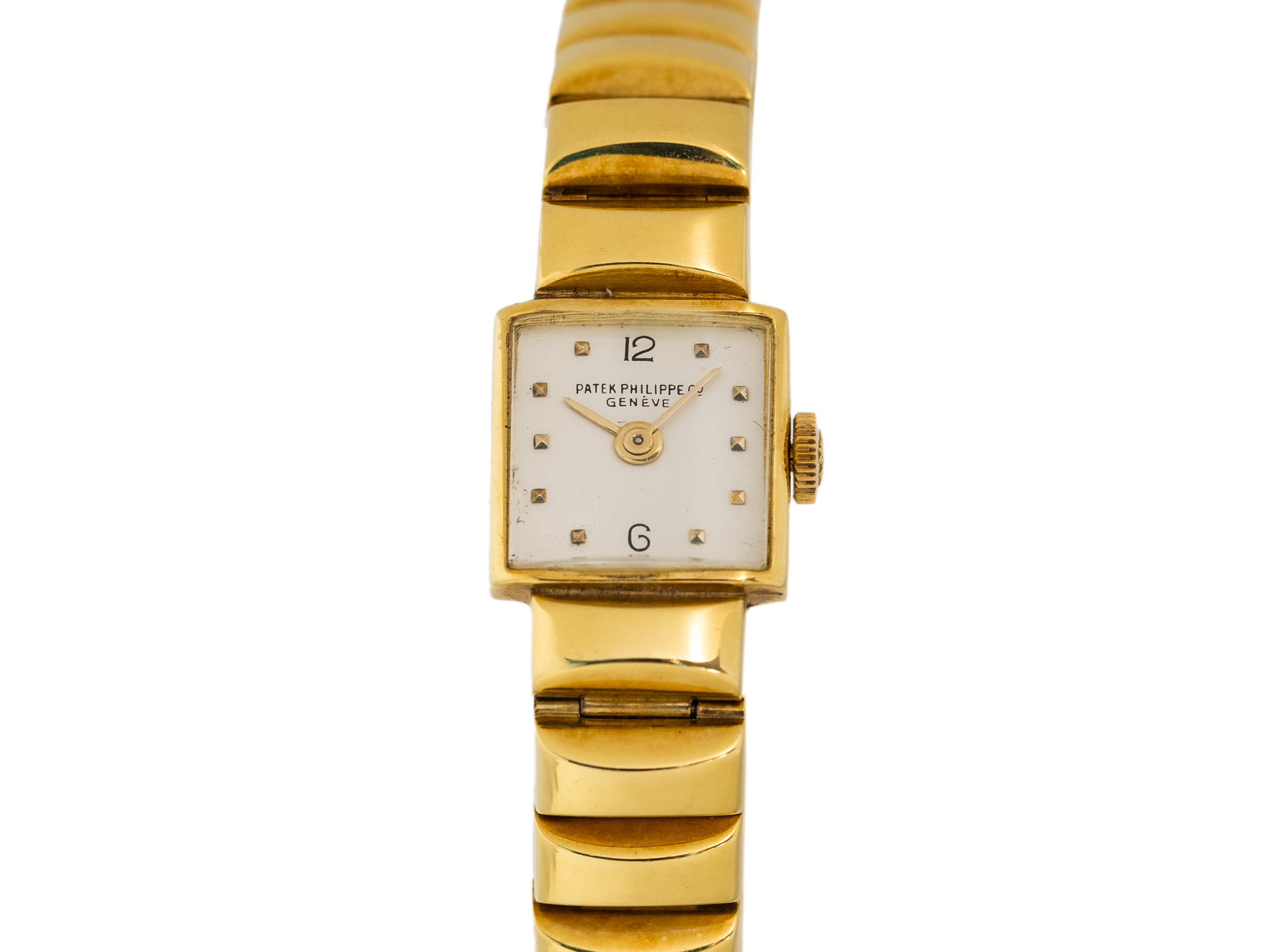 PATEK PHILIPPE Vintage Ladies Watch Ref 2052 1 18k Yellow Gold 15mm Manual Winding Bj 1947