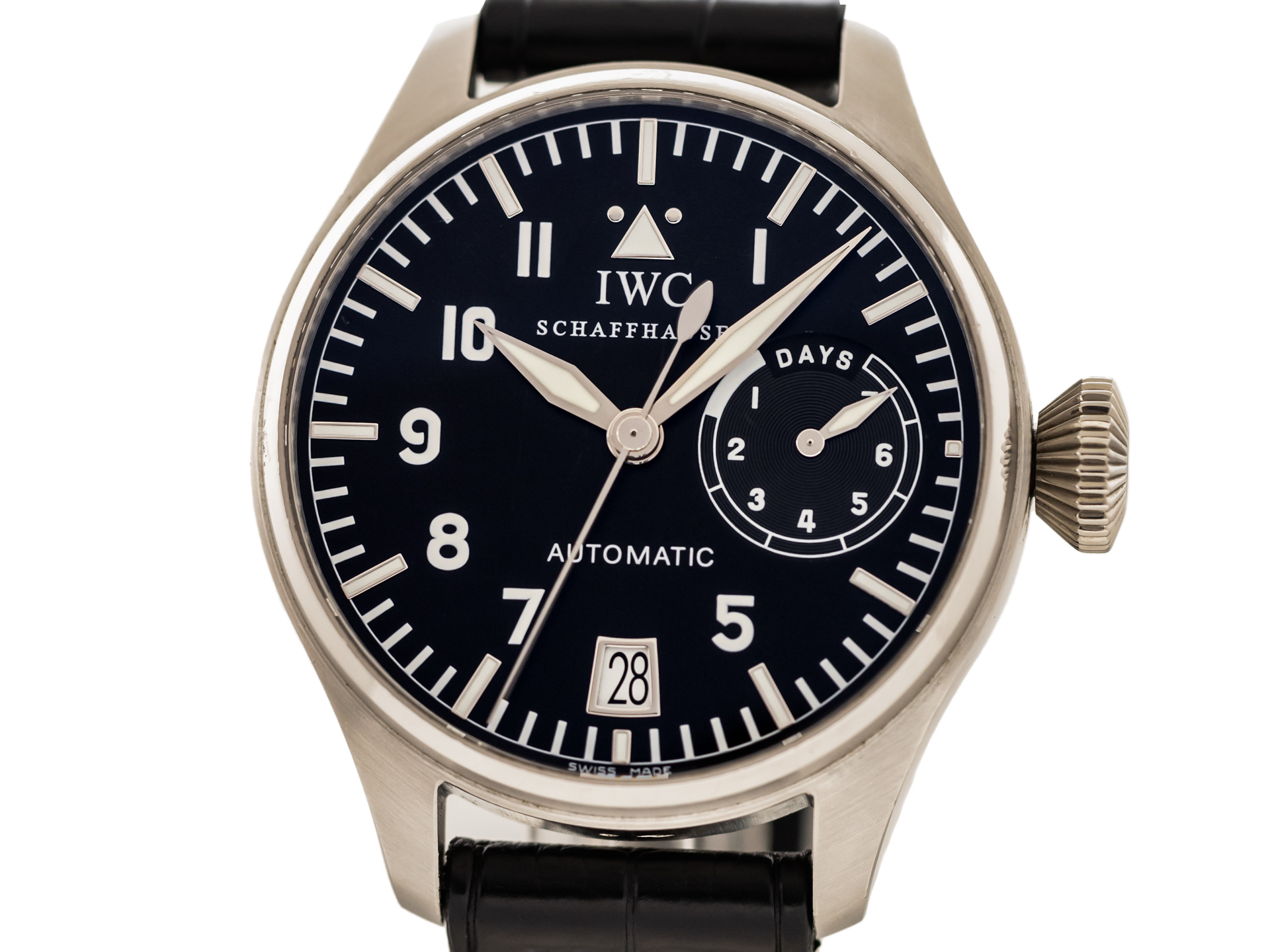 IWC BIG PILOT Ref IW500203 950 Platinum Limited Edition Box Papers Bj 2003