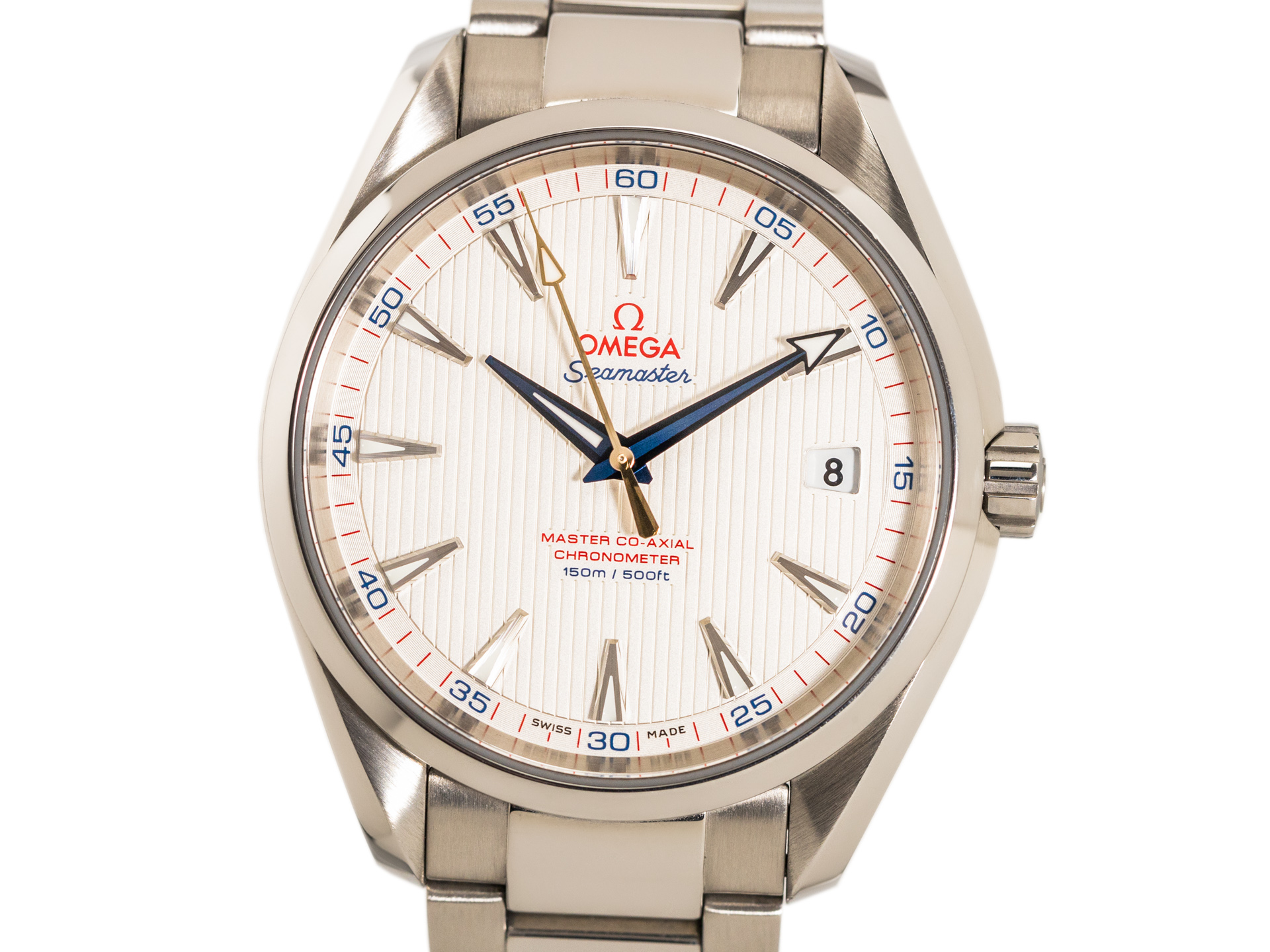 OMEGA Seamaster AQUA TERRA Ref 23110422102004 Stainless Steel Box Papers Bj 2020