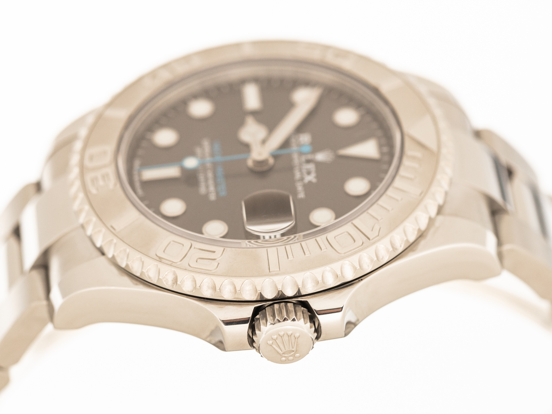 ROLEX YACHT-MASTER 37 Ref-268622 Stainless Steel 950Pt Bezel Grey 