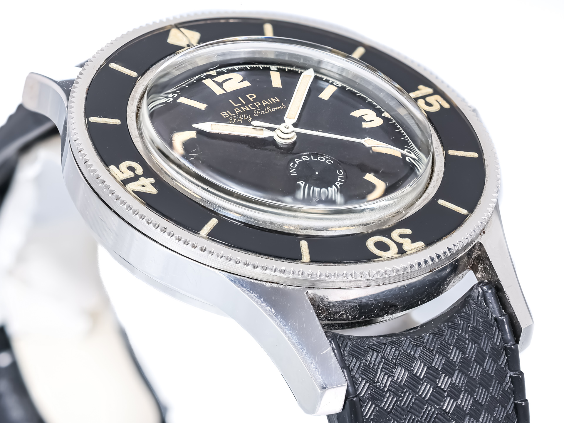 BLANCPAIN VINTAGE FIFTY FATHOMS LIP Divers Watch Stainless Steel BLANCPAIN VINTAGE FIFTY FATHOMS LIP Divers Watch Stainless Steel